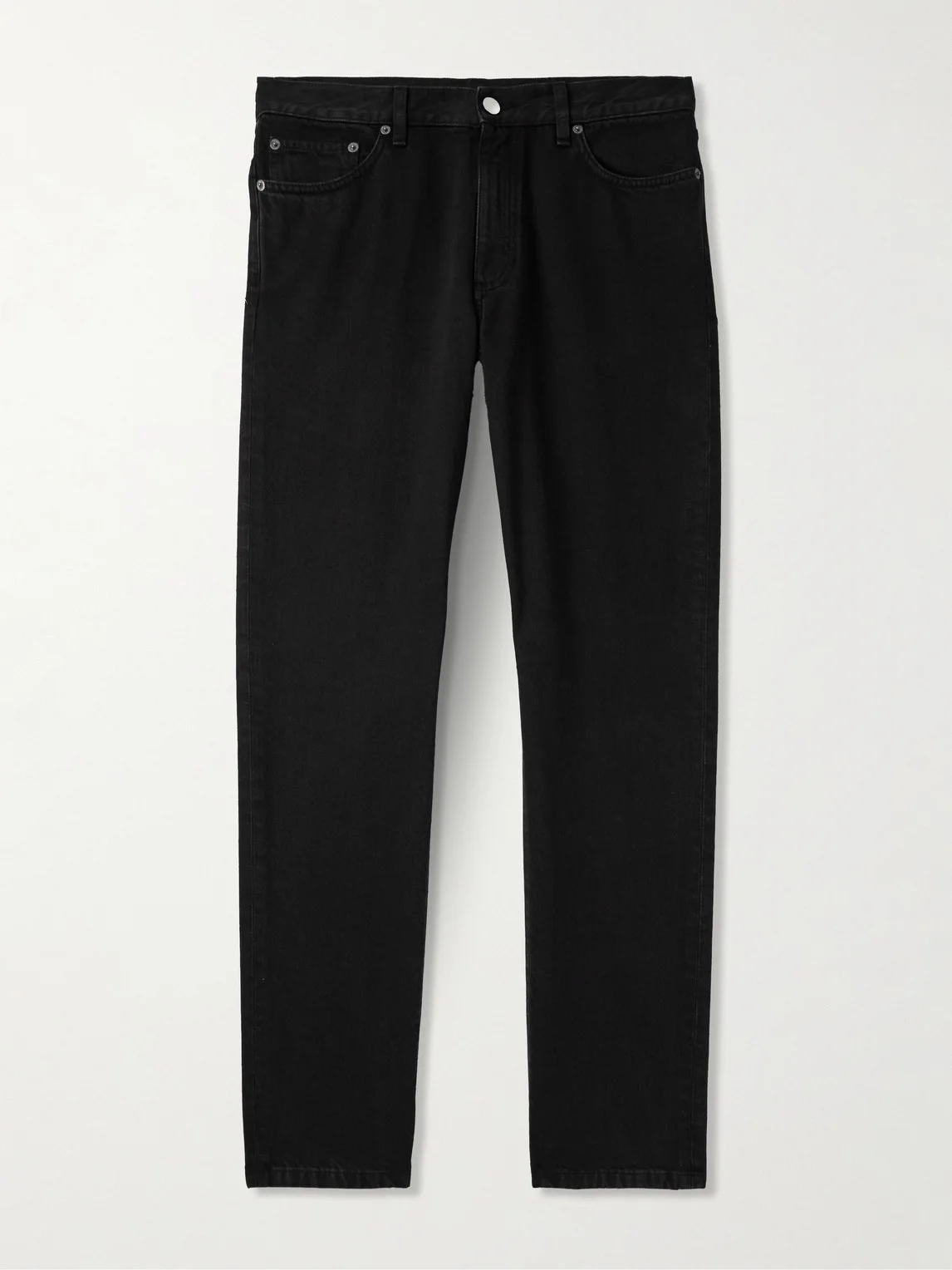 City Slim-Fit Straight-Leg Jeans - 1