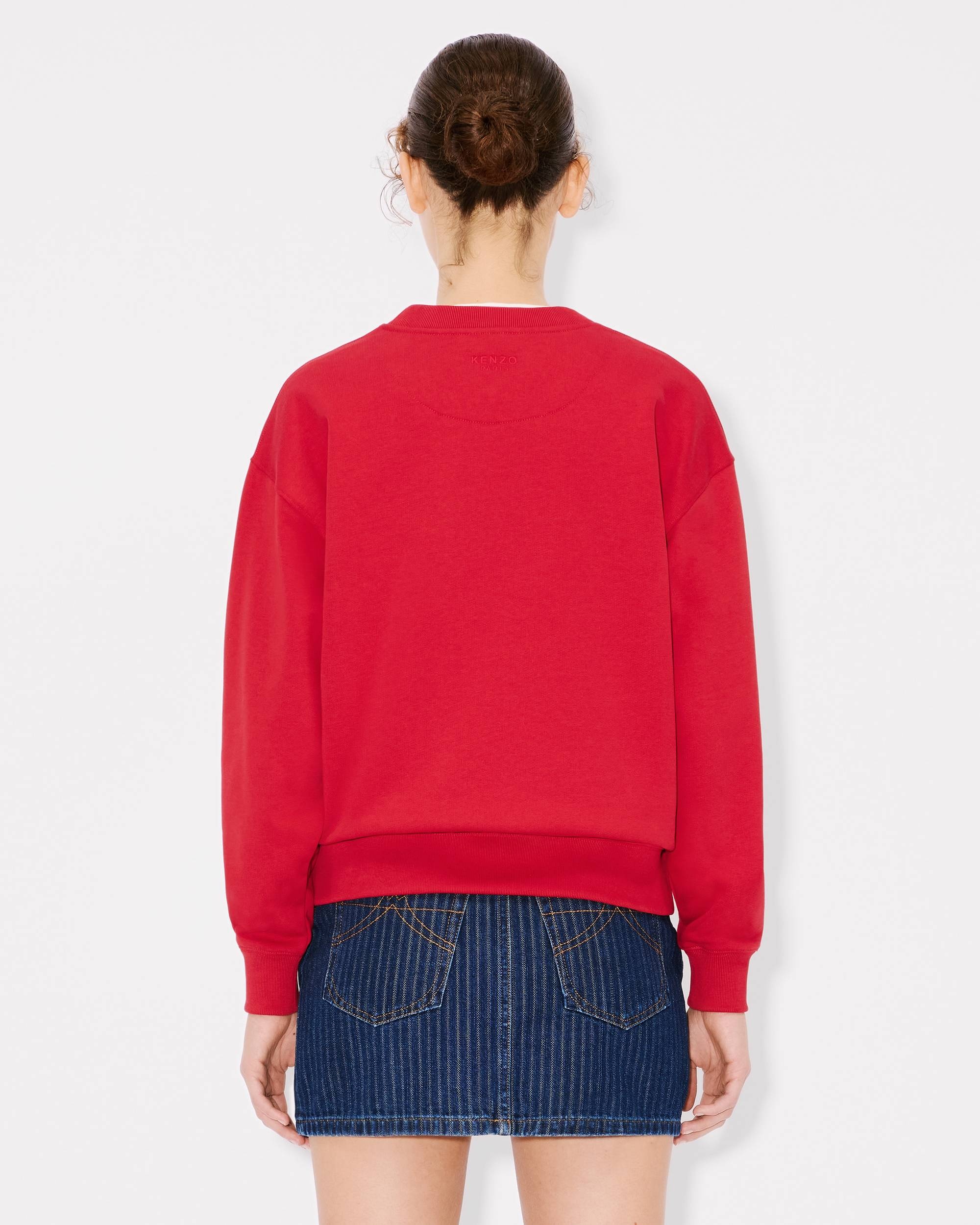 'Boke Flower' embroidered sweatshirt in cotton - 4