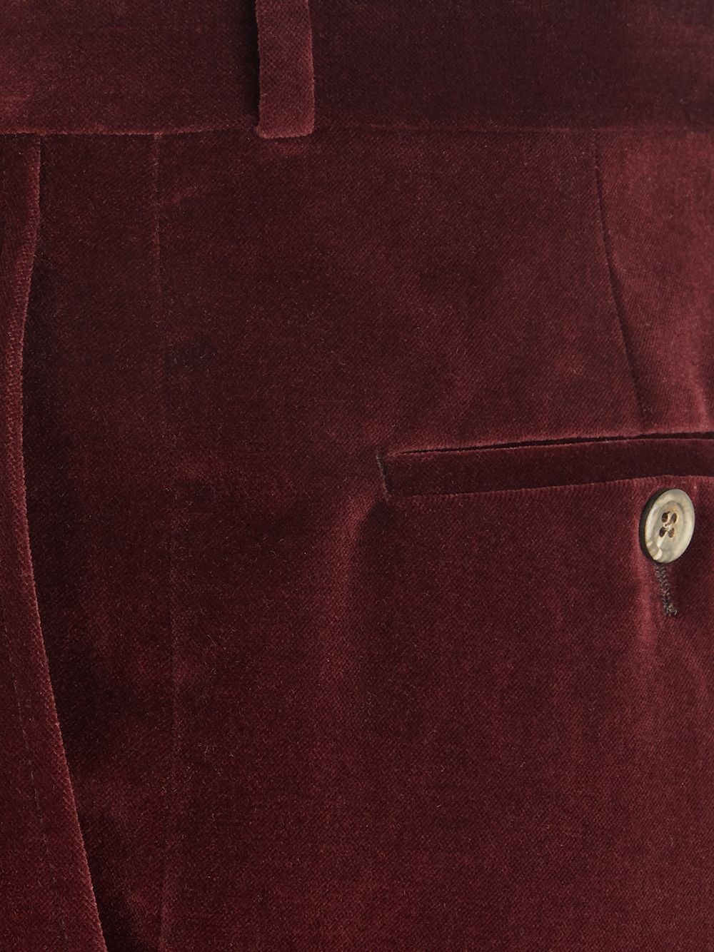 velvet straight-leg chinos - 3