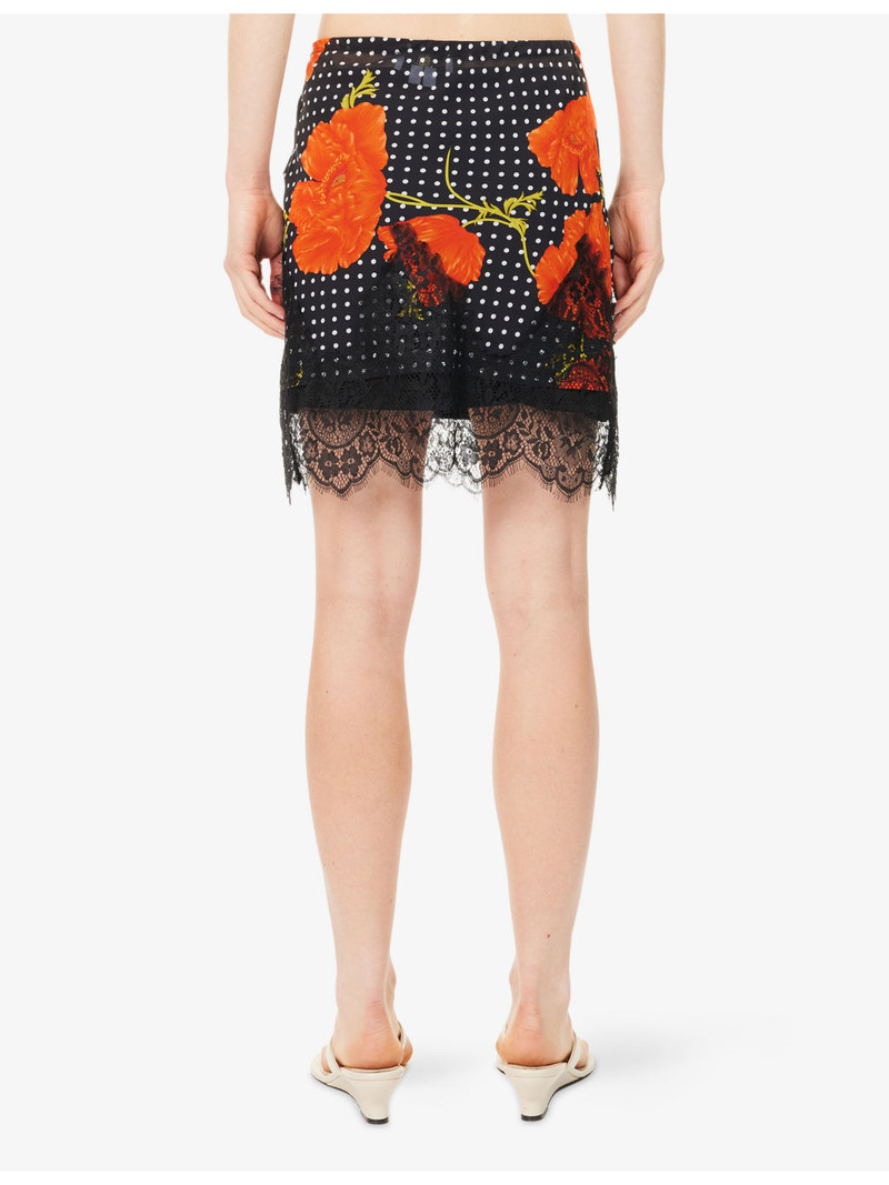 Poppy Maeva Mini Chiffon Skirt 4