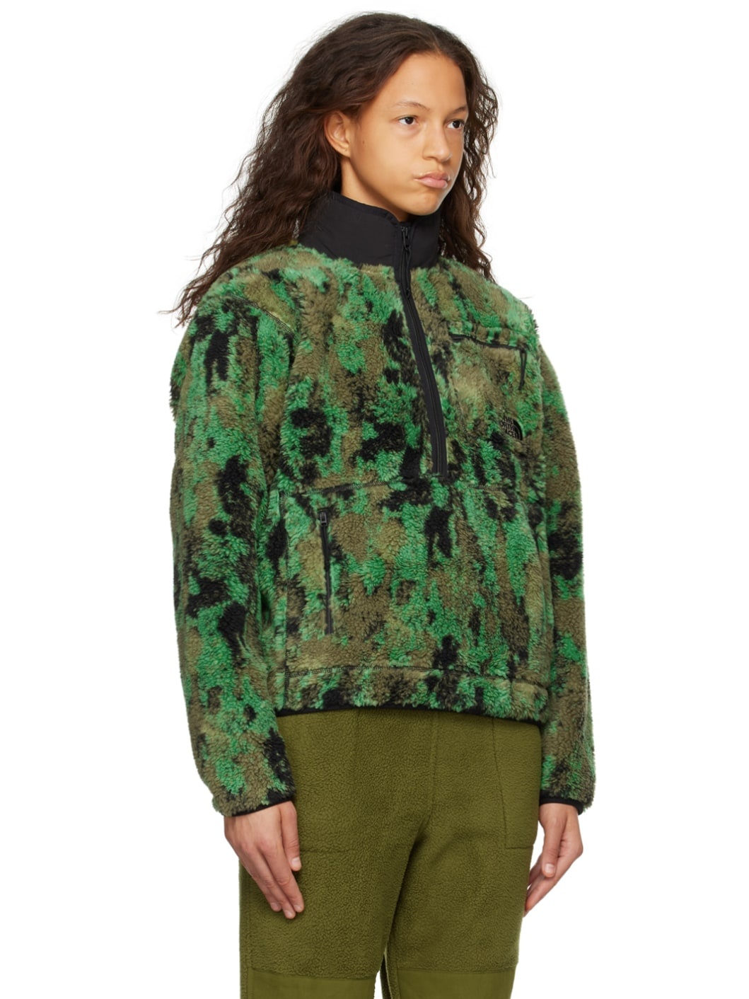 Green Extreme Pile Sweater - 2
