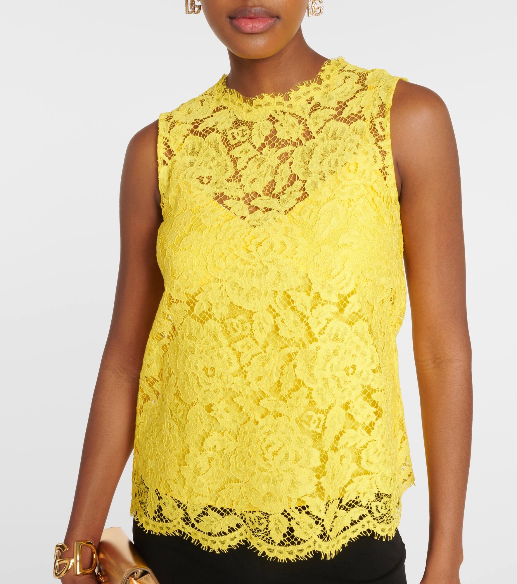 Floral lace top - 4