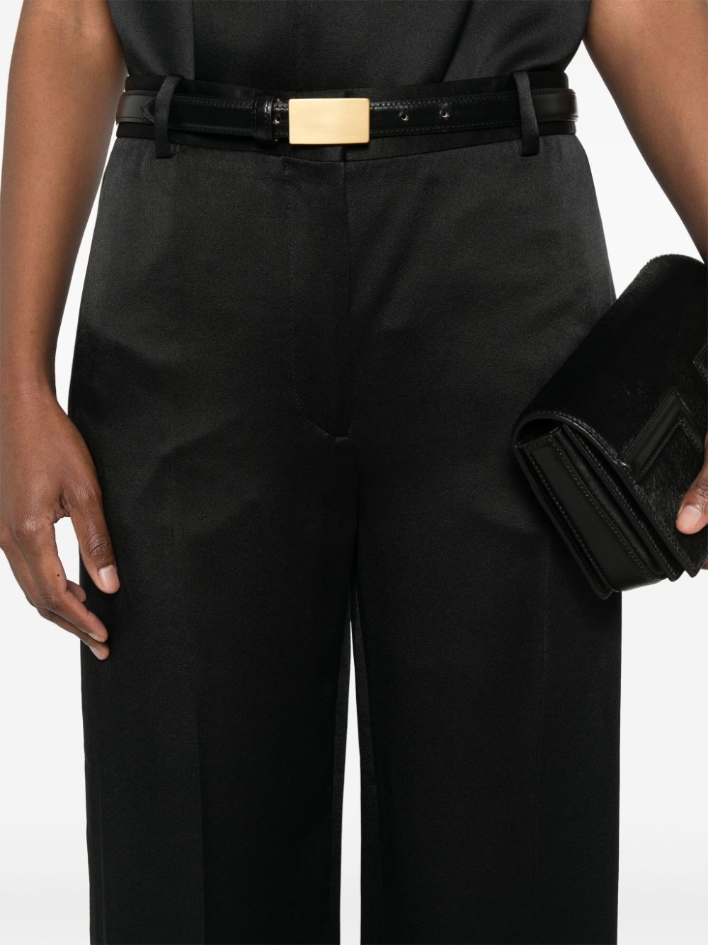 crepe de chine trousers - 5