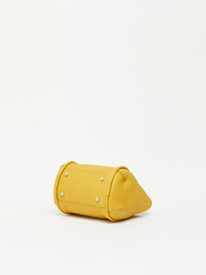 DRUMMEDMARINEXS Extra-small leather Marine bag with deerskin print 6