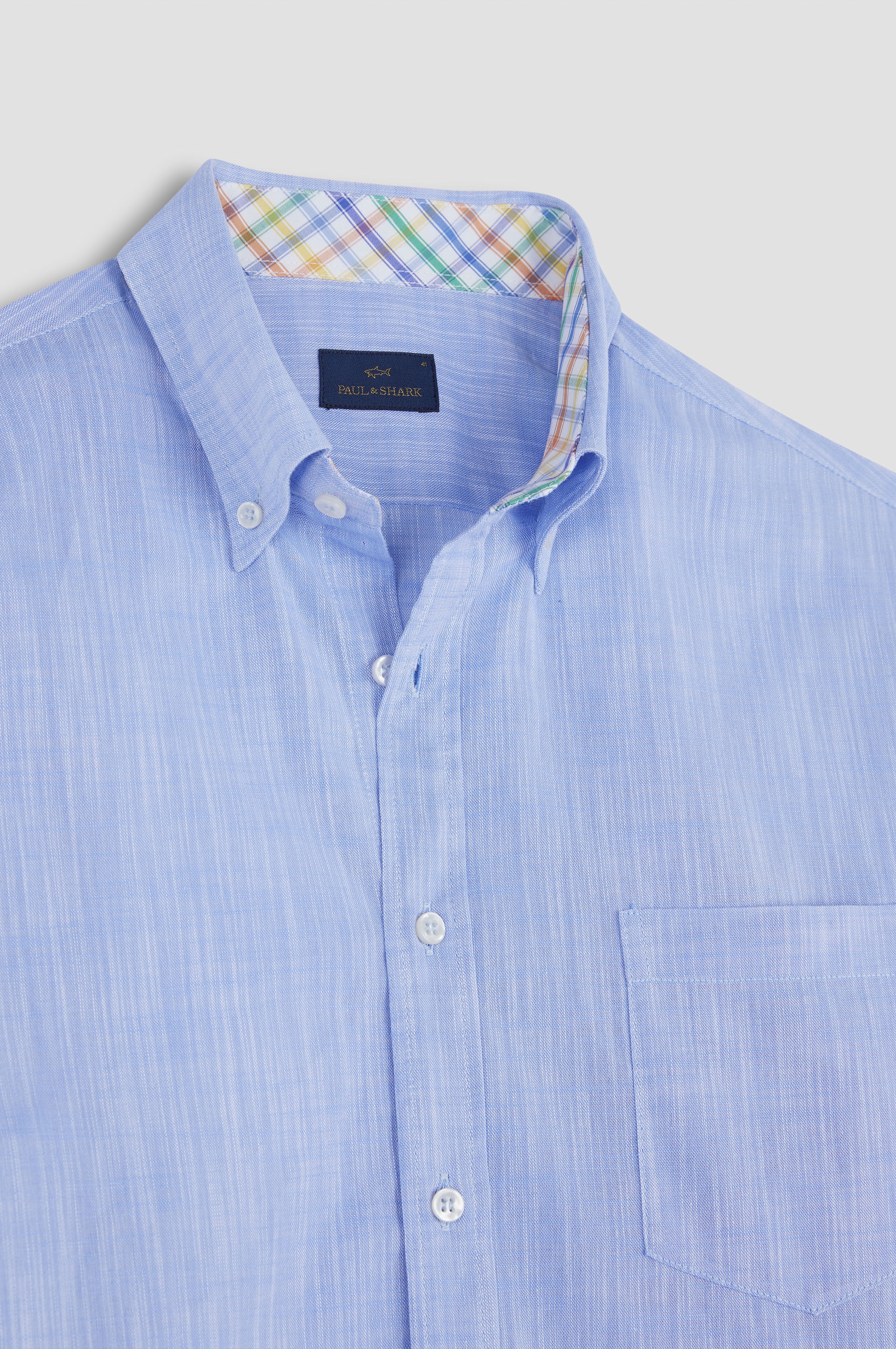 TEXTURED COTTON SHIRT - 6