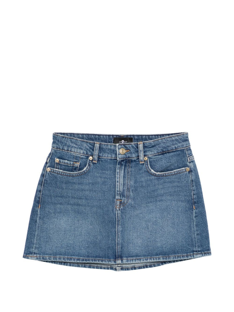 Milly pocket denim mini skirt 1