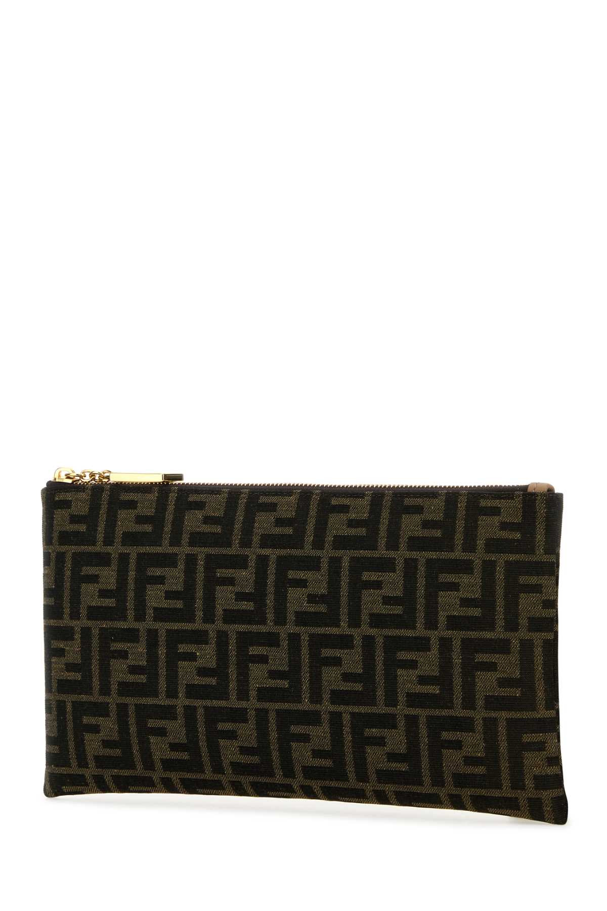 Fendi Women Embroidered Jacquard Medium Clutch - 2