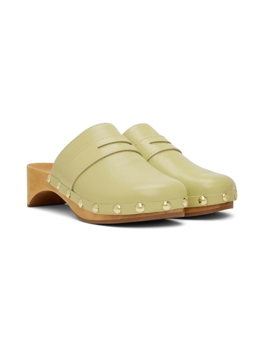 Green Hans Clogs - 4