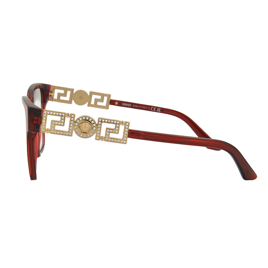 Versace Demo Square Ladies Eyeglasses VE3358B 5476 52 - 4