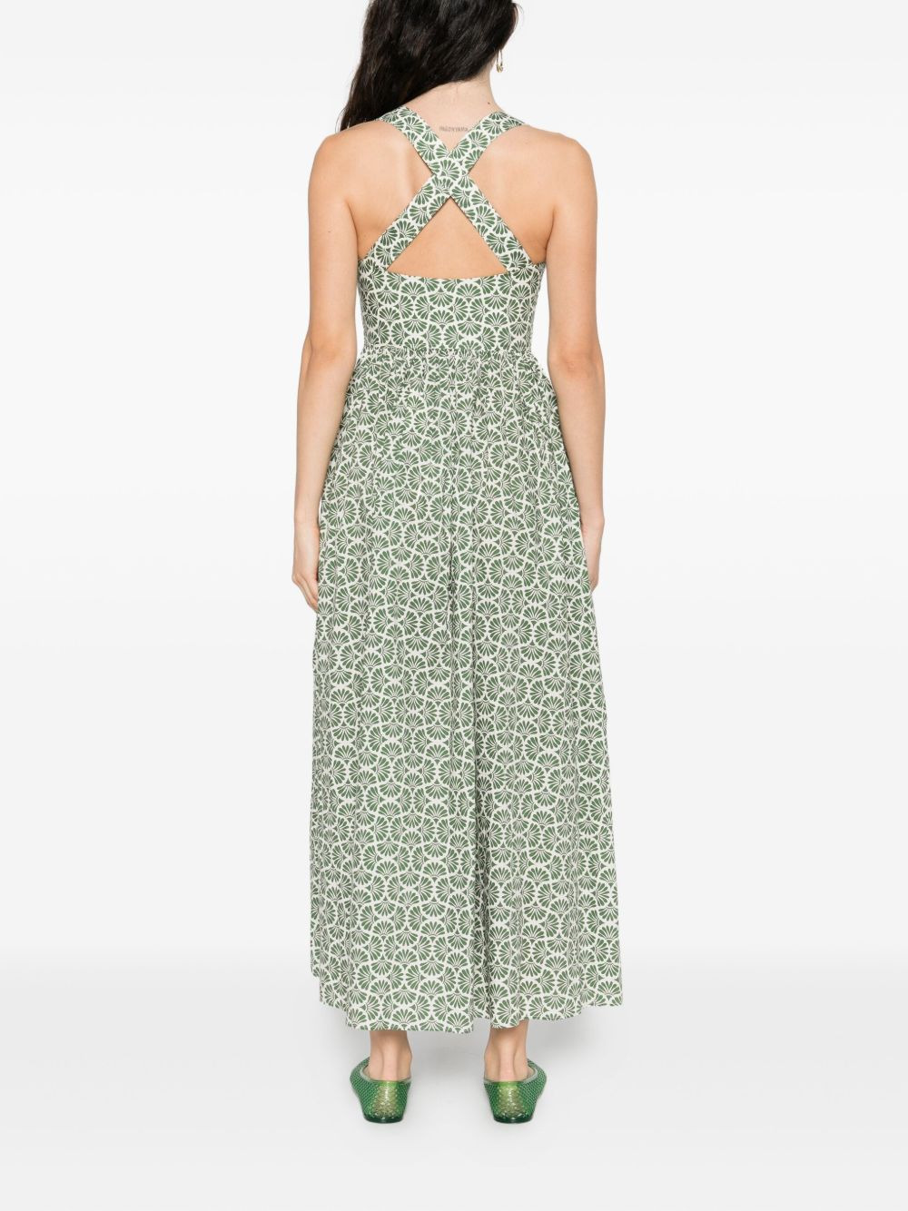 crossback midi dress - 4