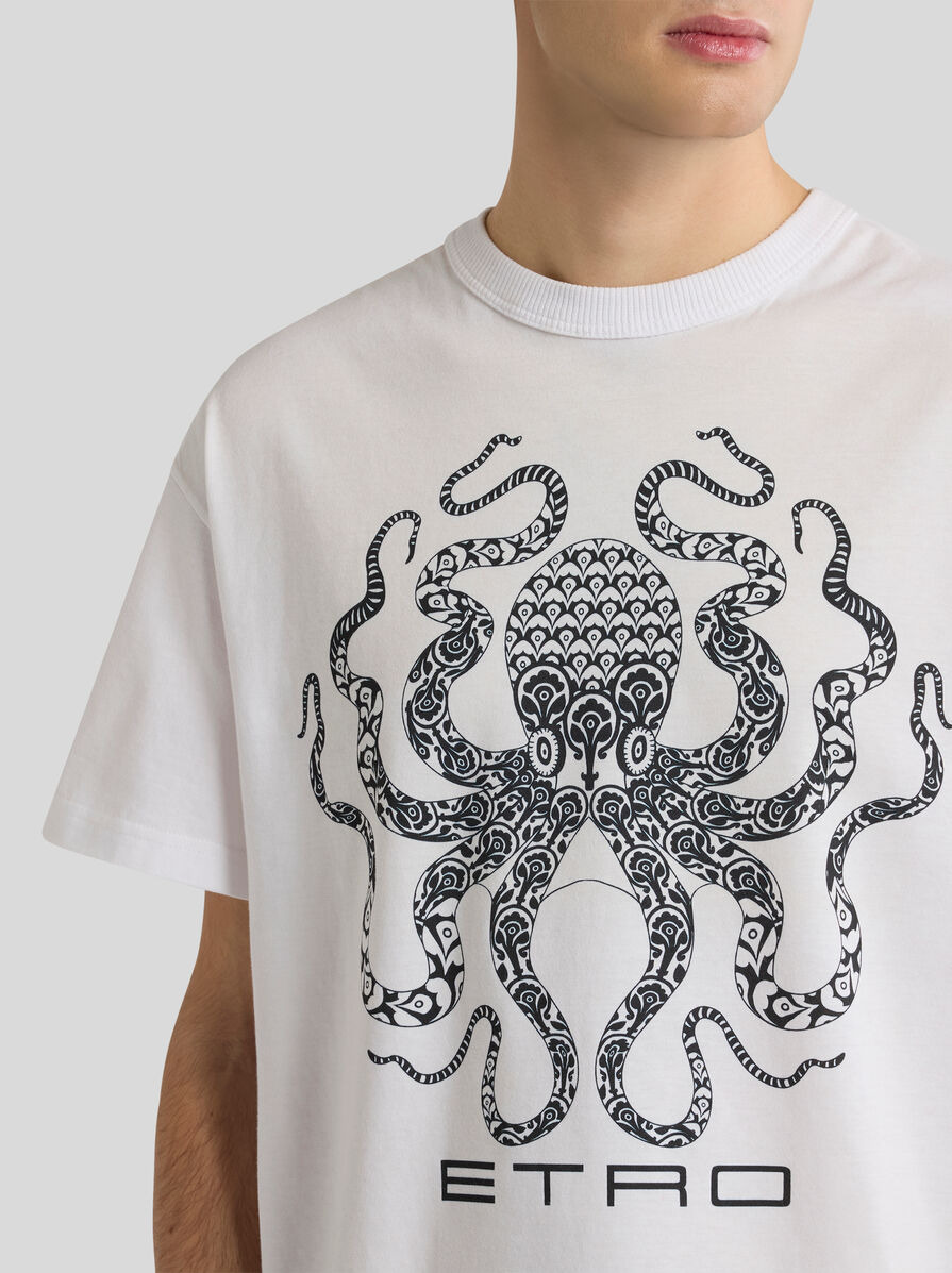 T-SHIRT WITH OCTOPUS AND LOGO - 3