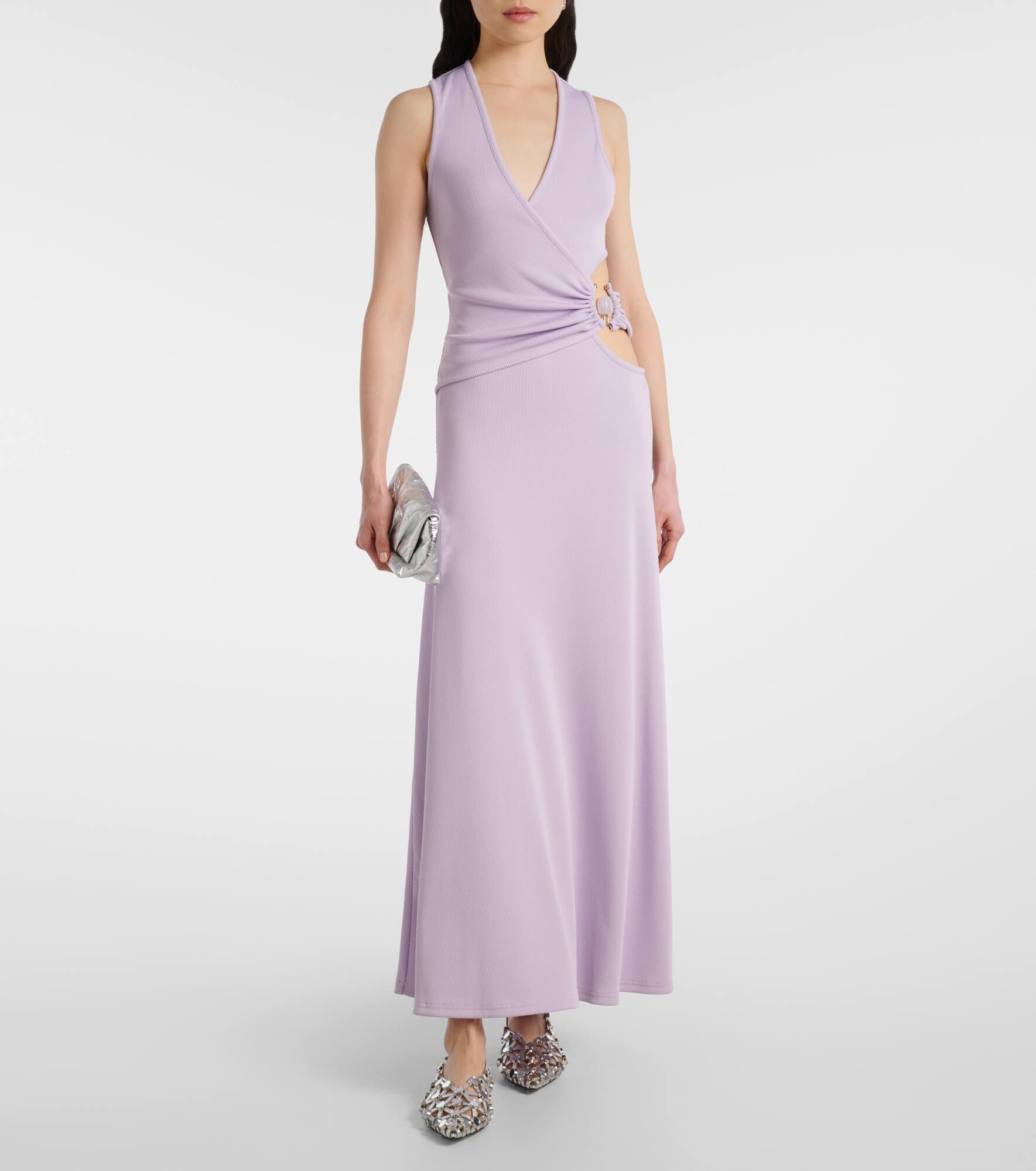 Embellished cutout maxi dress - 2