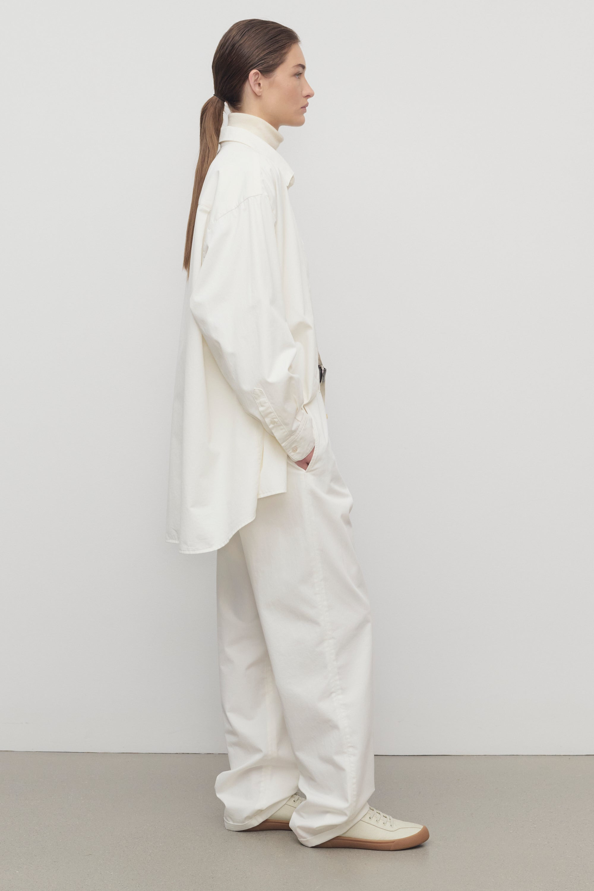 Neriah Pant in Cotton and Cashmere - 4