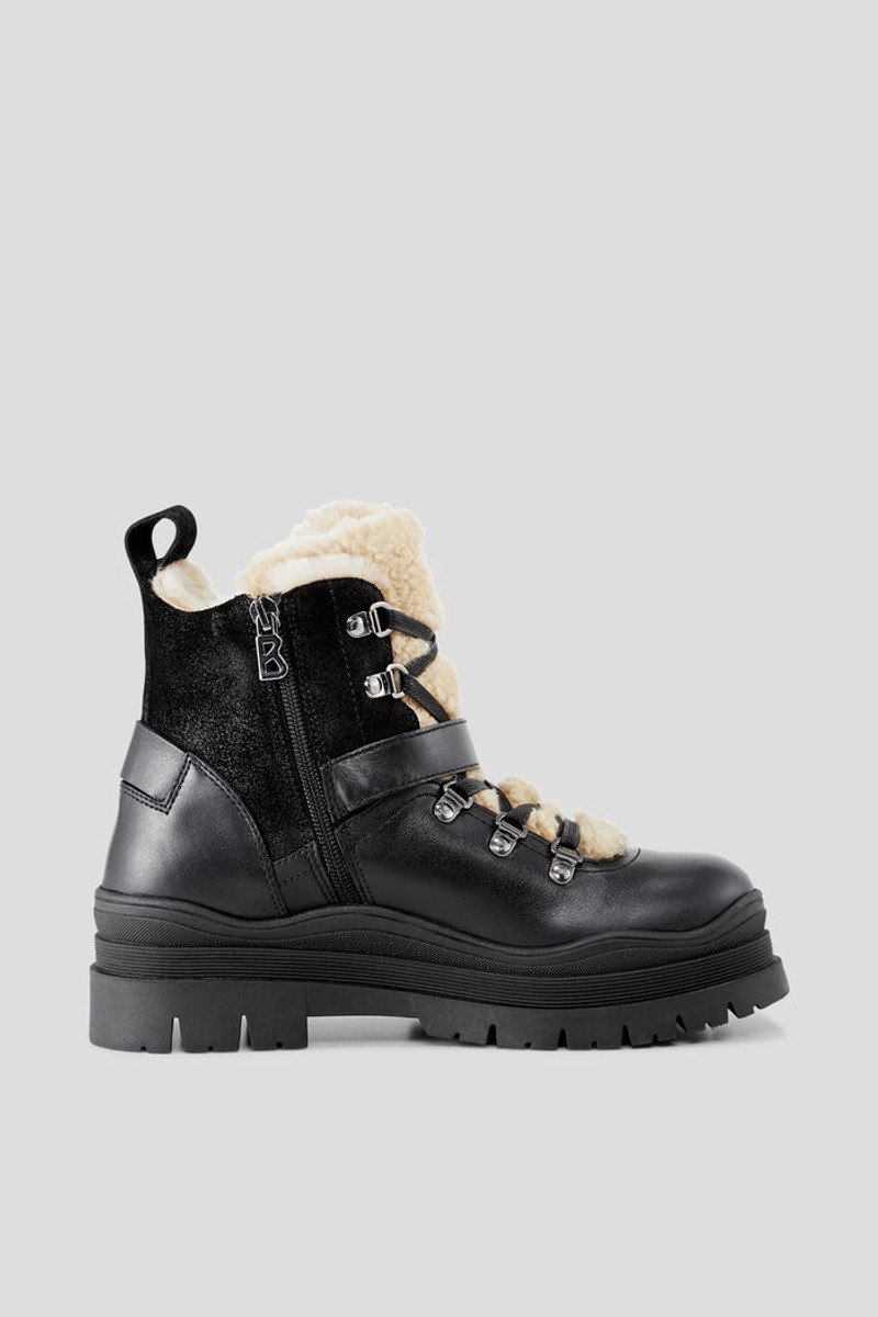 BOGNER Arosa Ankle boots in Black/Light beige outlook