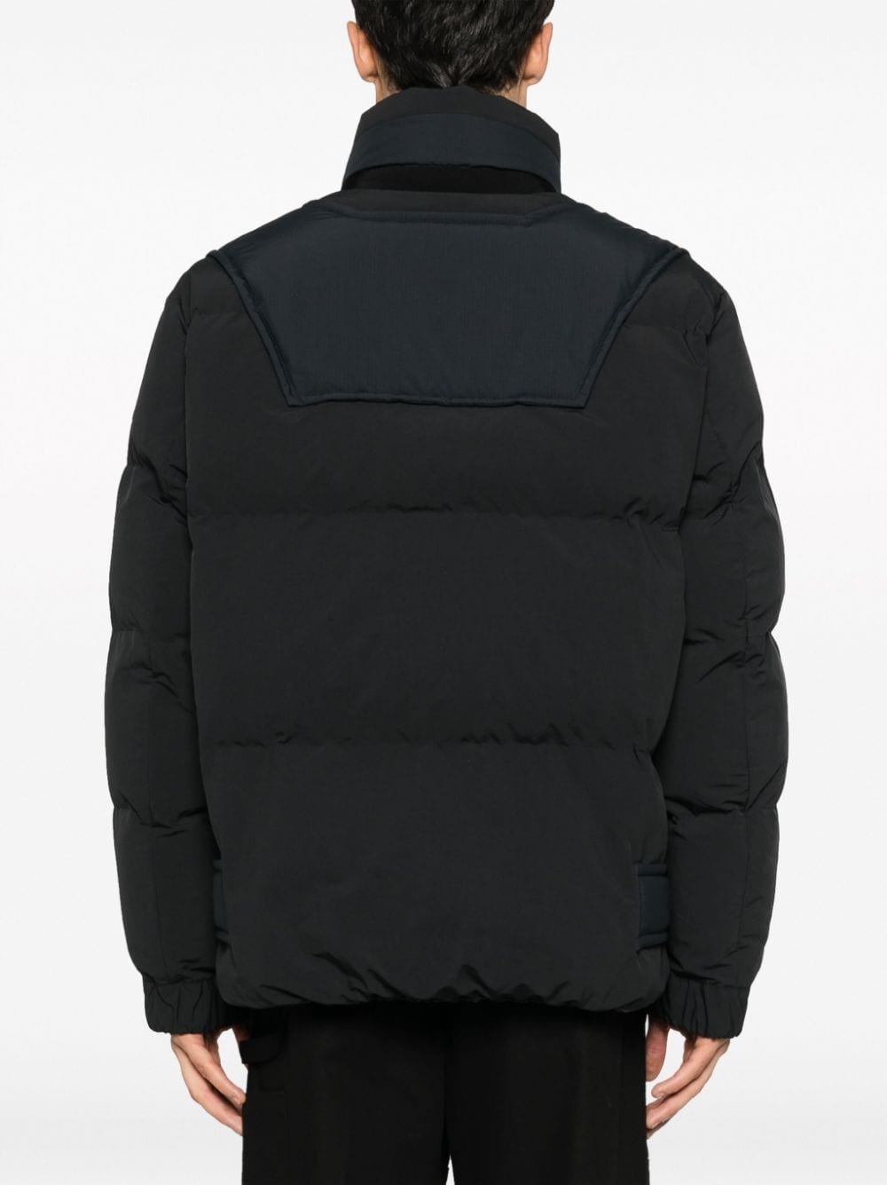 pouch-pocket padded jacket - 4