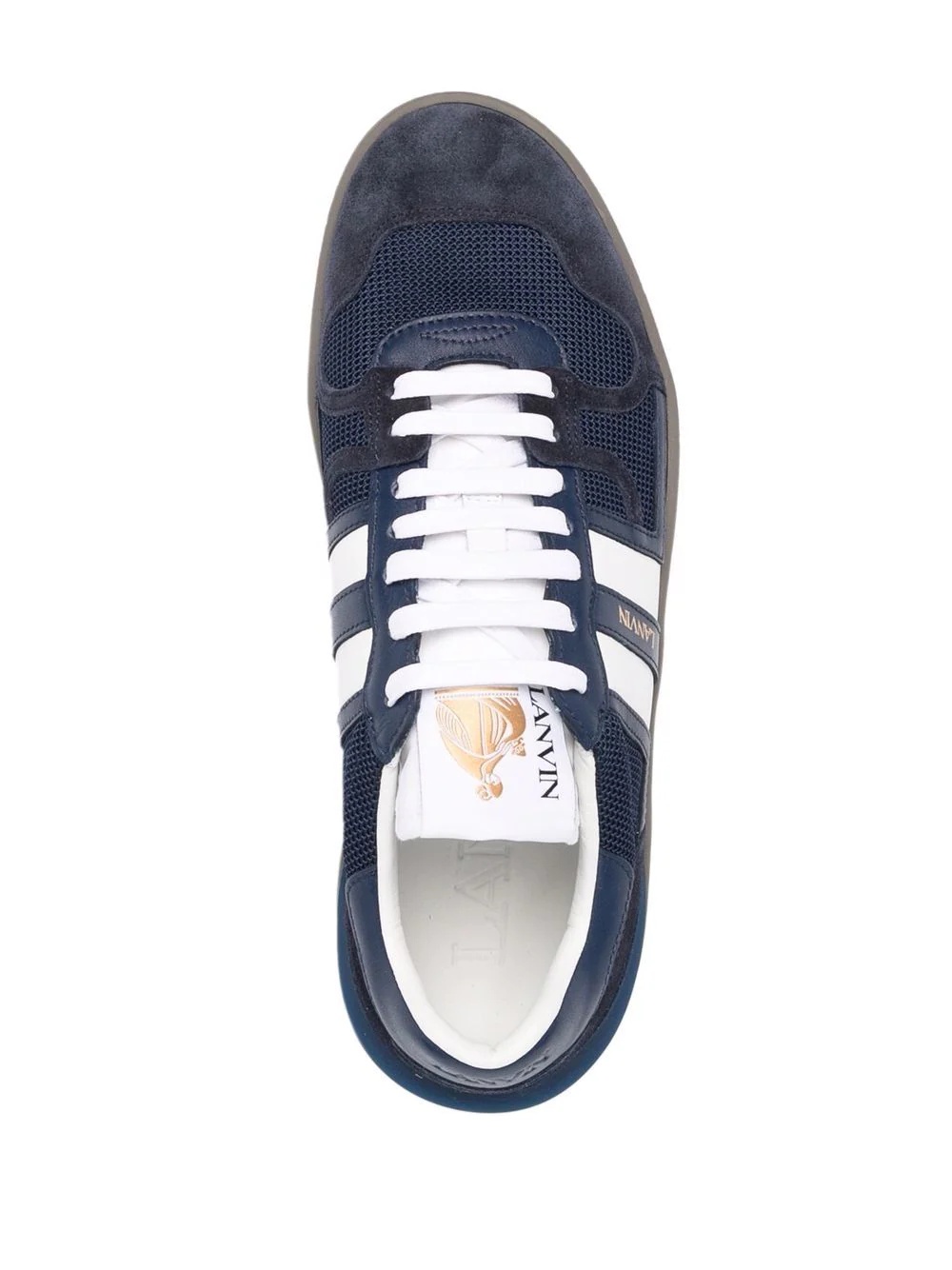 Clay low-top lace-up sneakers - 4