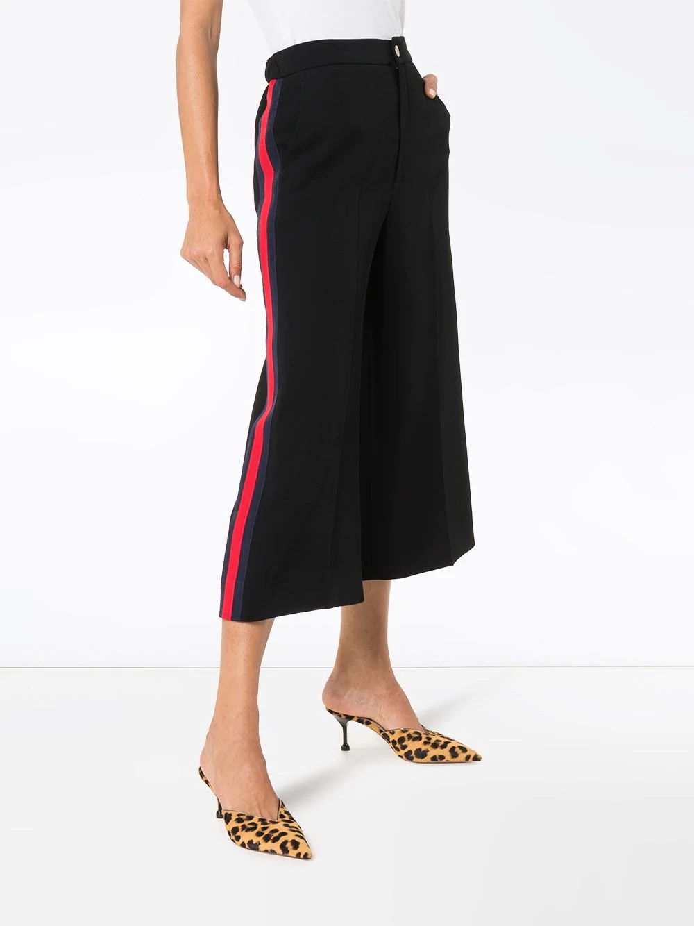 high-waisted Web culottes - 3