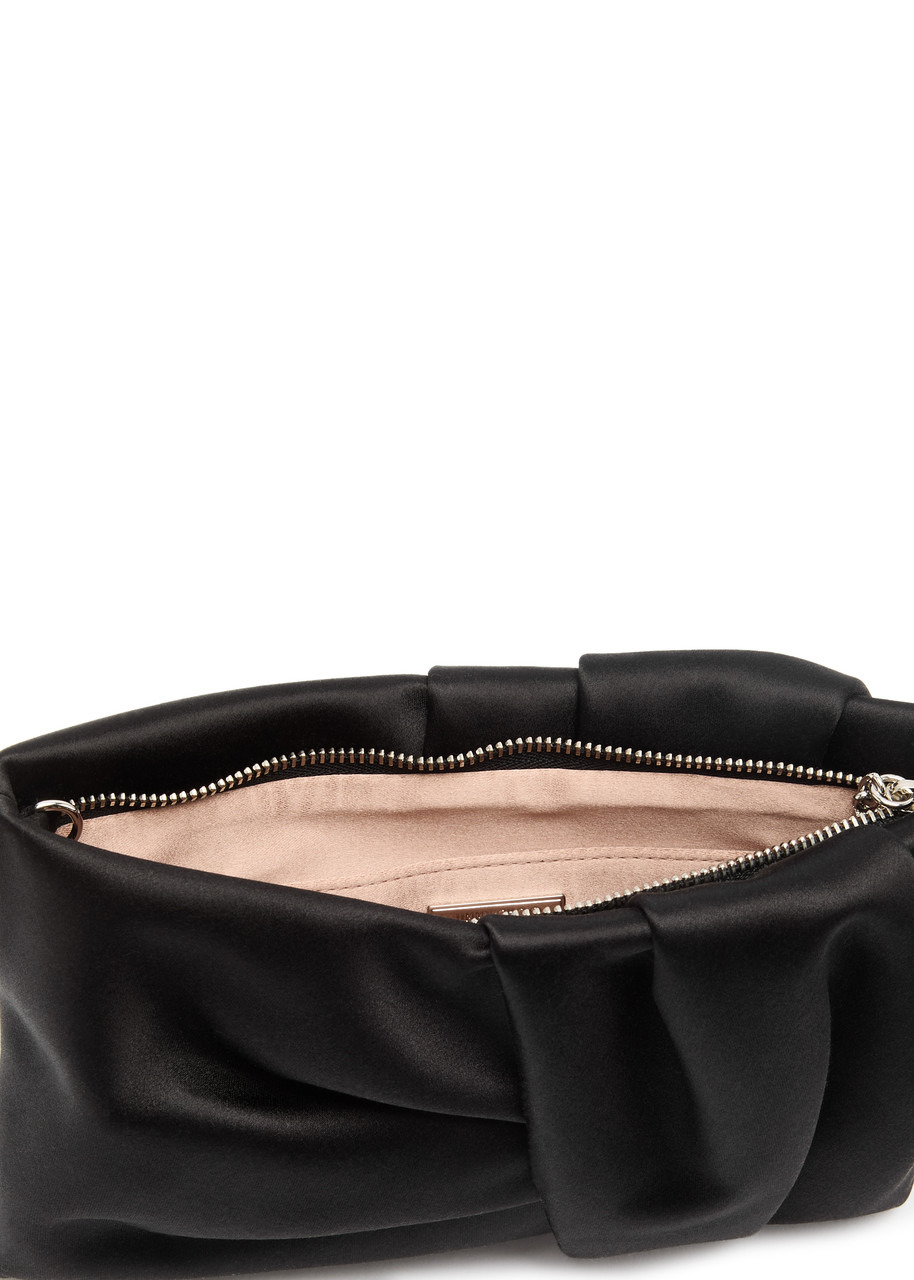 Jimmy Choo Bonny Gathered Satin Clutch - 4