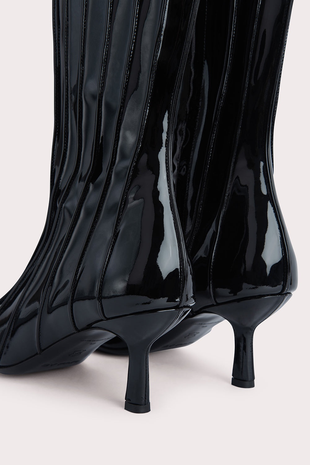 FAYE BLACK PATENT LEATHER - 4