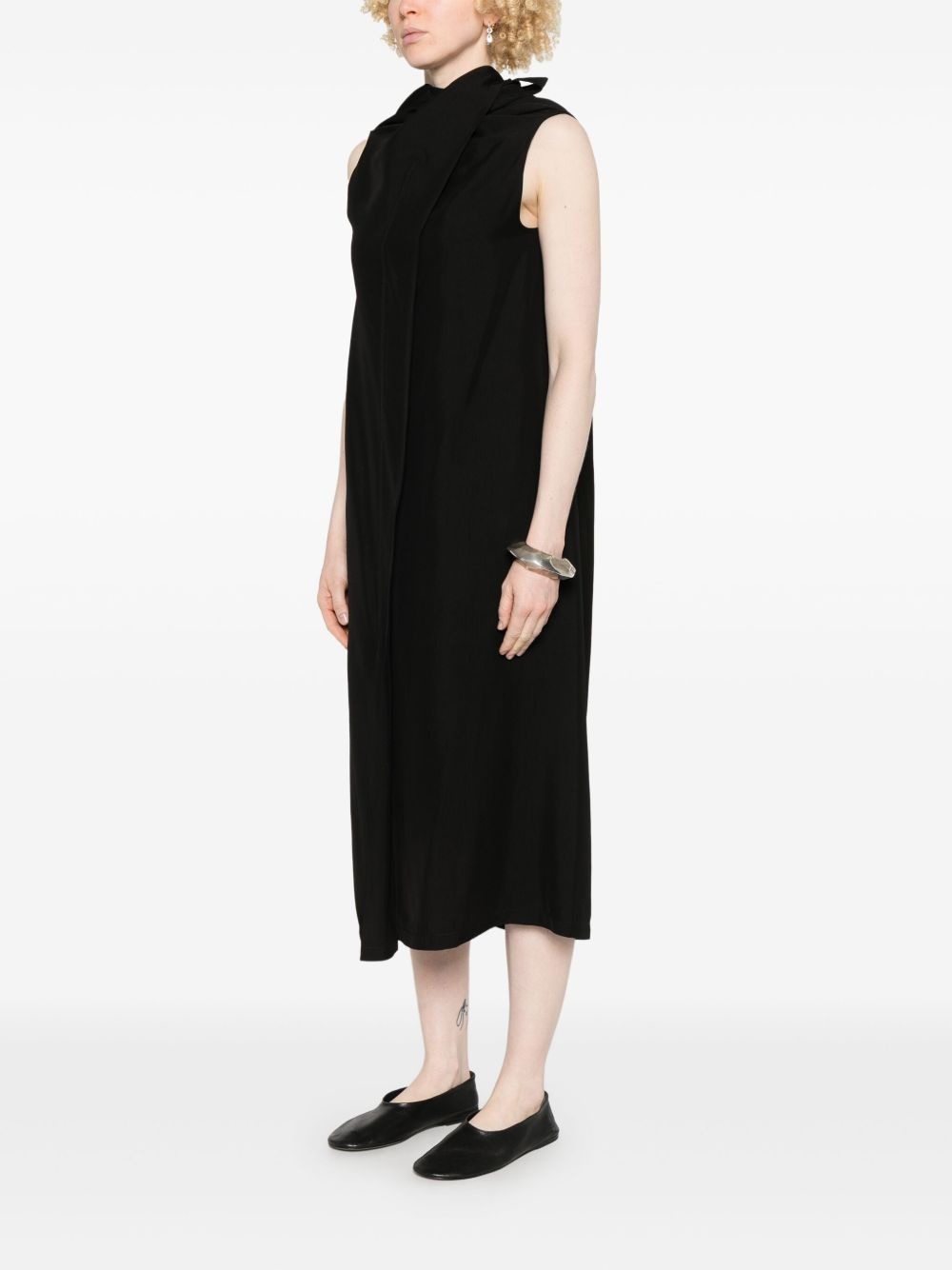sleeveless midi dress - 3