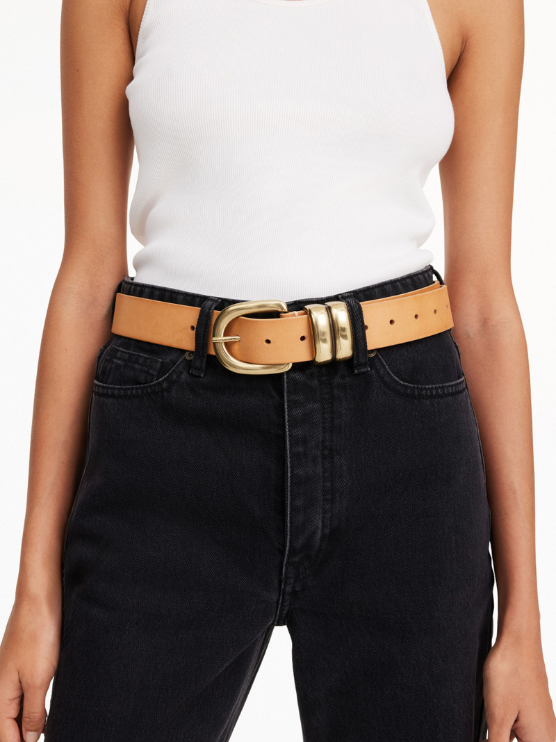 BY MALENE BIRGER Zoira leather belt outlook