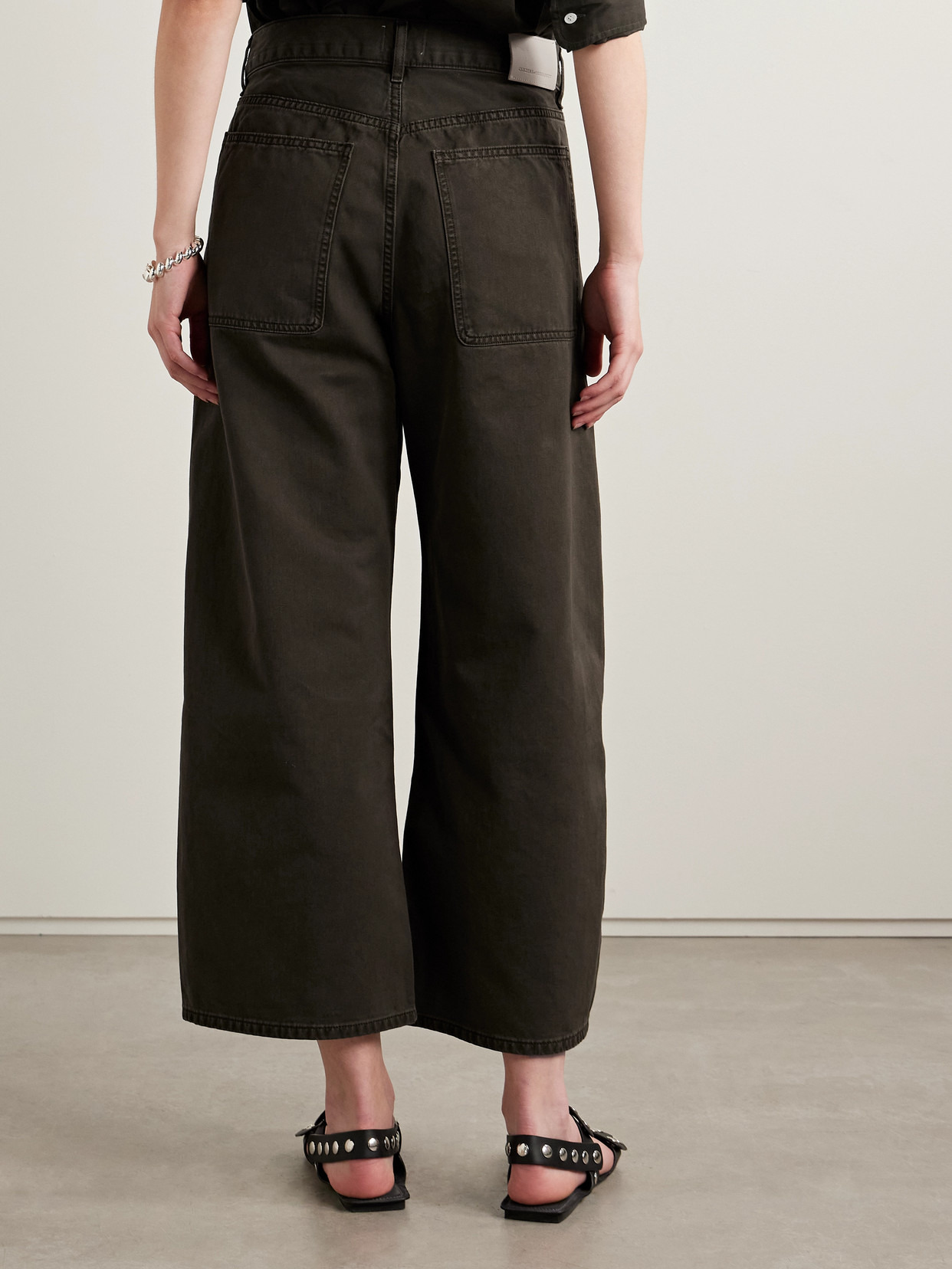 Ayla Cargo Cotton-twill Wide-leg Pants - 3