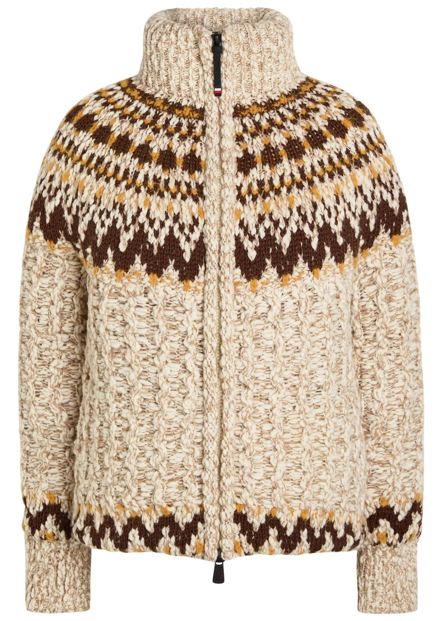 Moncler Fair Isle Wool-blend Jumper - 1
