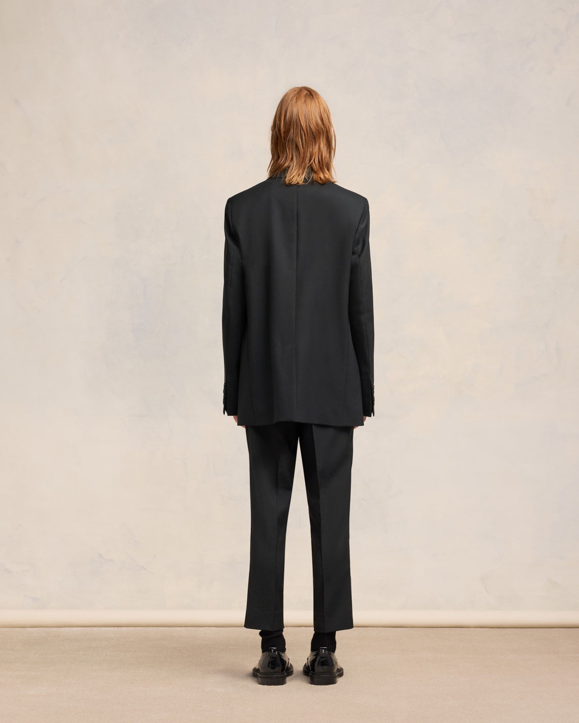 【AMI PARIS】CLASSIC TWO BUTTONS JACKET◆HBV107WV0026 Black Two Buttons Jacket | AMI PARIS