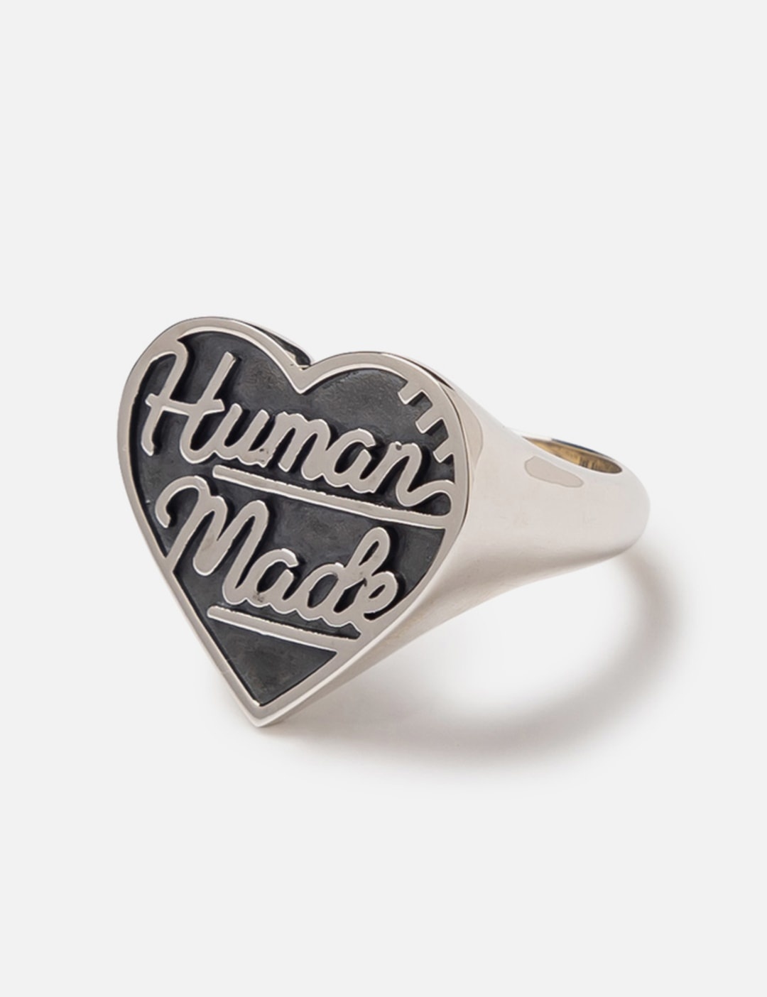 HEART SILVER RING - 6