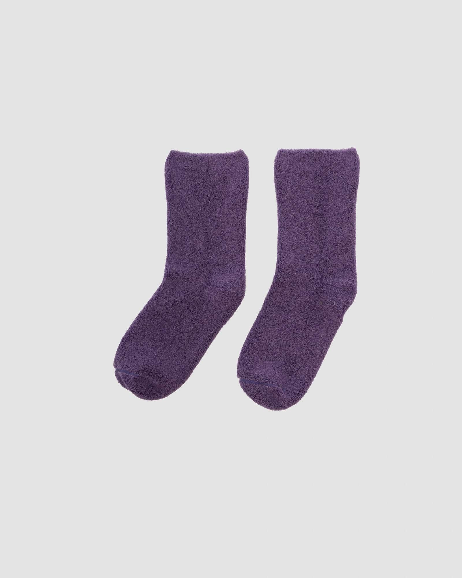 Buckle Overankle Socks - Textured Organic Cotton - 5