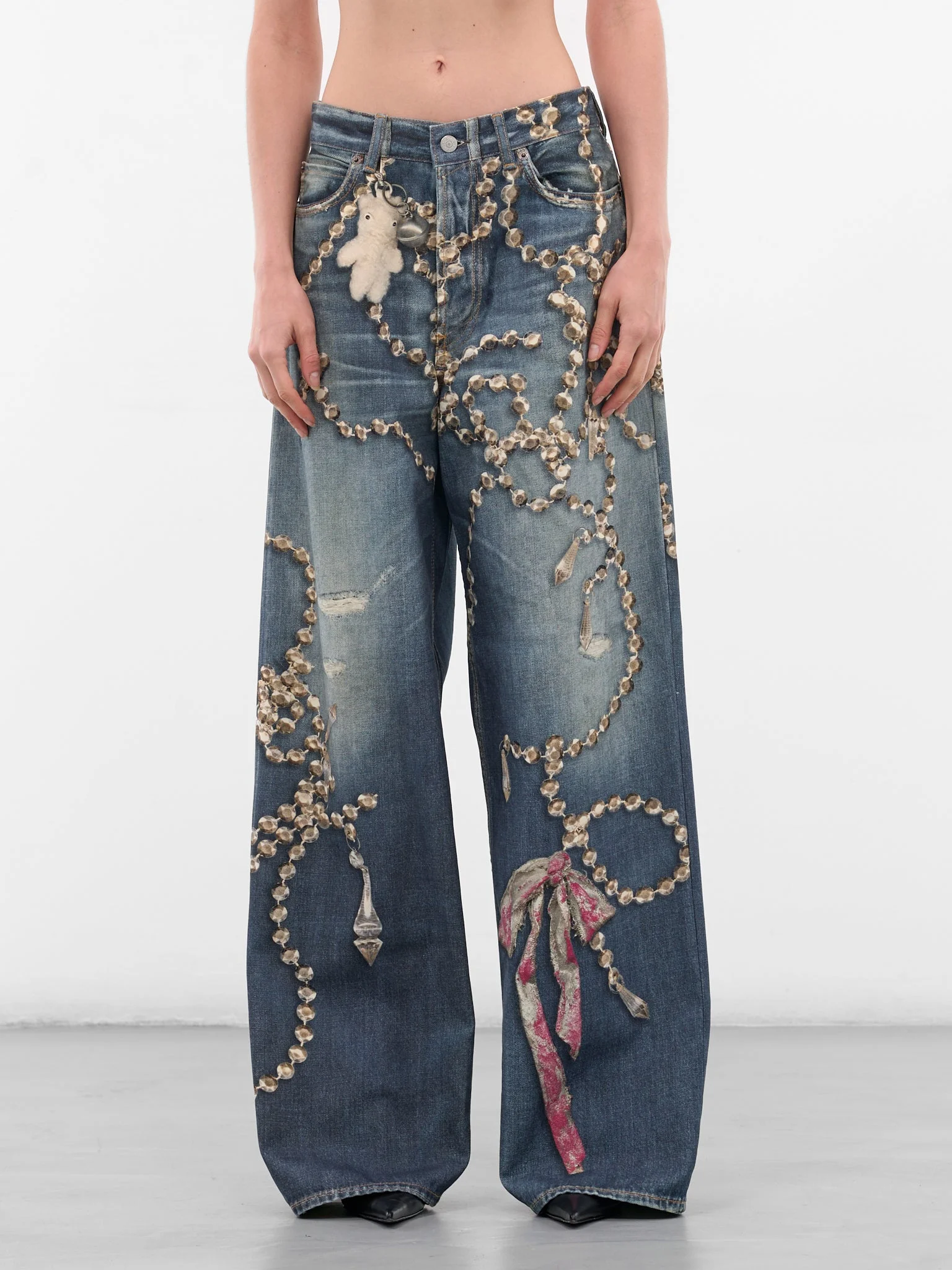 1981 Trompe L'oeil Denim Jeans - 1