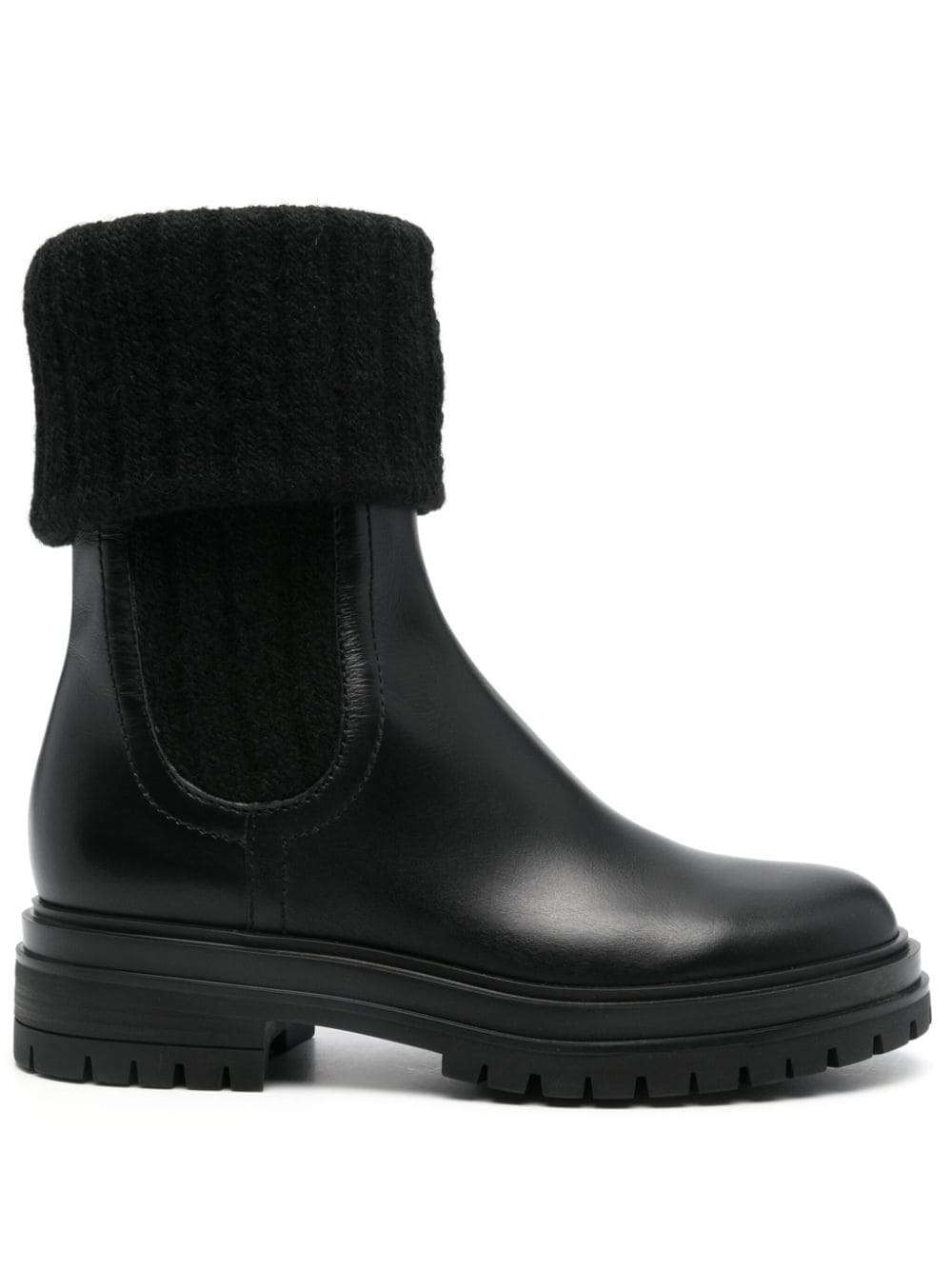 Gianvito Rossi Women Leather Chelsea Boots - 1