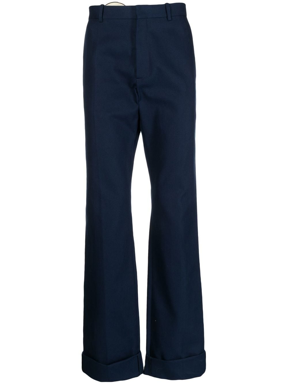 tailored straight-leg trousers - 1