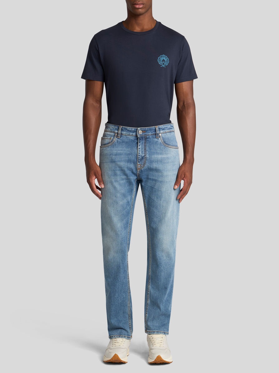 Etro JEANS WITH EMBROIDERY | REVERSIBLE