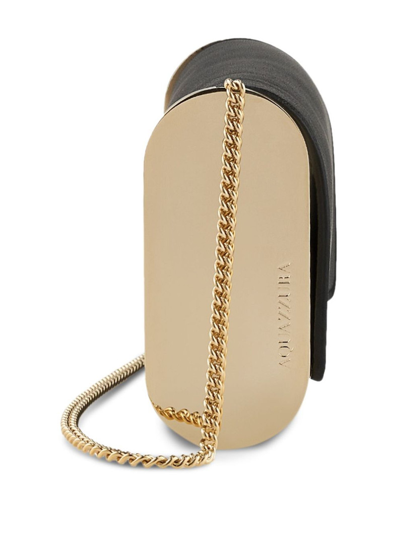 metallic-plaque chain shoulder bag 3