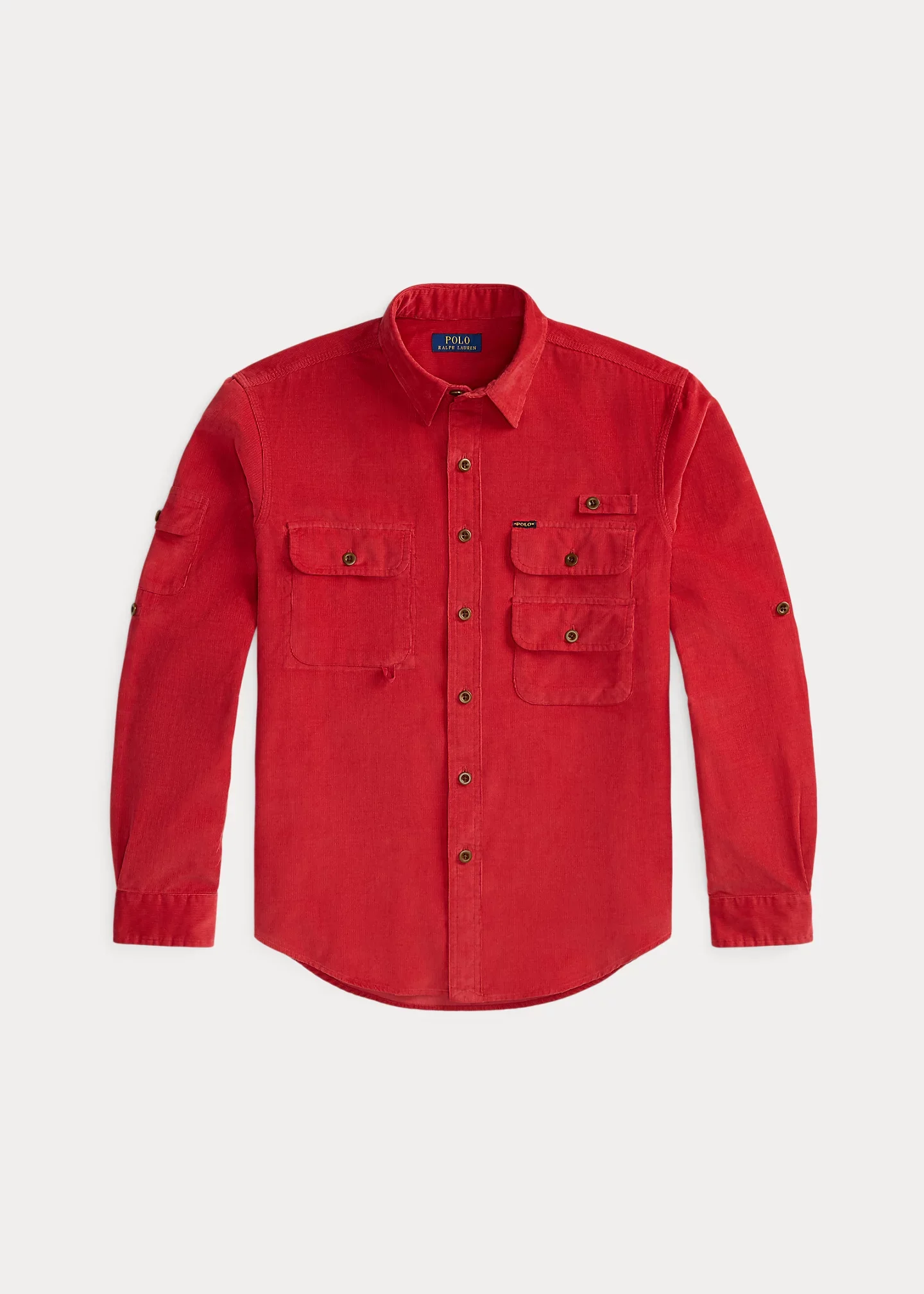 Classic Fit Corduroy Utility Shirt - 1