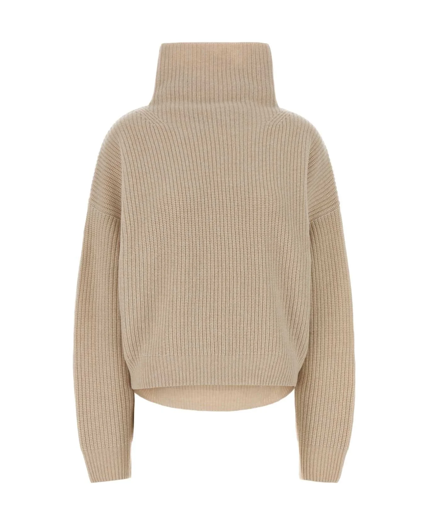 Ivory Wool Blend Oversize Brooke Sweater - 1
