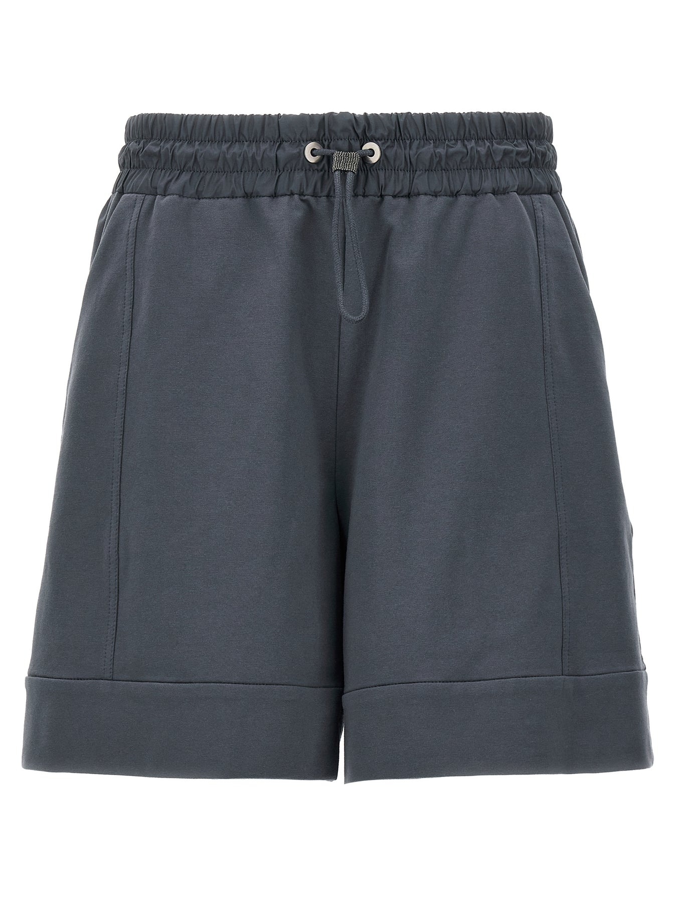 Monile Drawstring Shorts Bermuda, Short Gray - 1