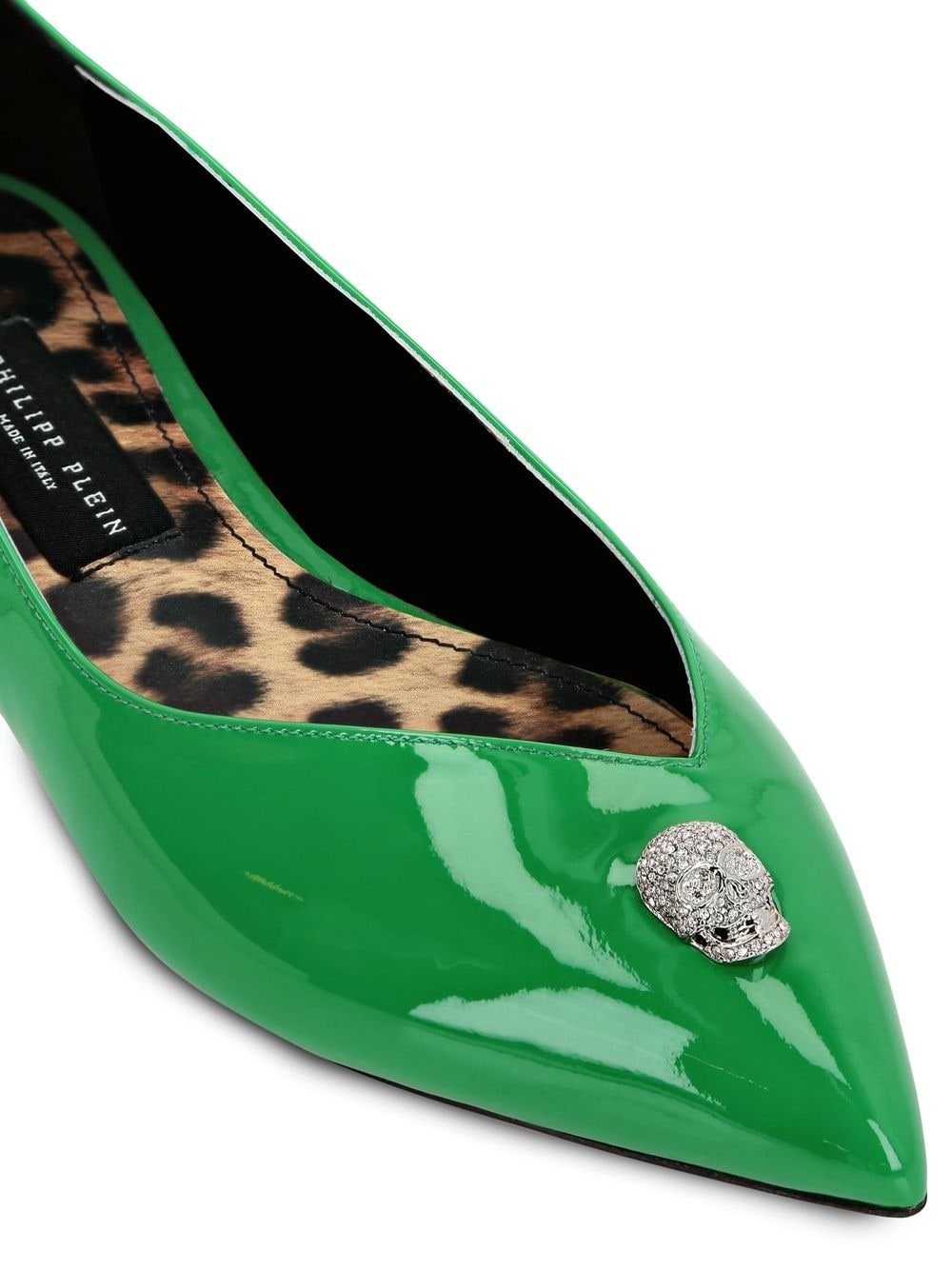 Skull-charm ballerina shoes - 3