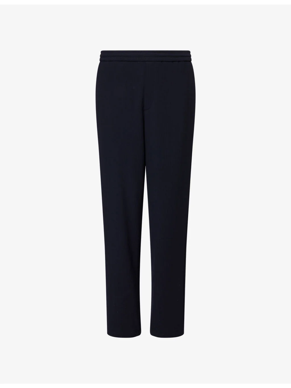 Elasticated-Waistband Pinstripe Wool-Trousers - 1