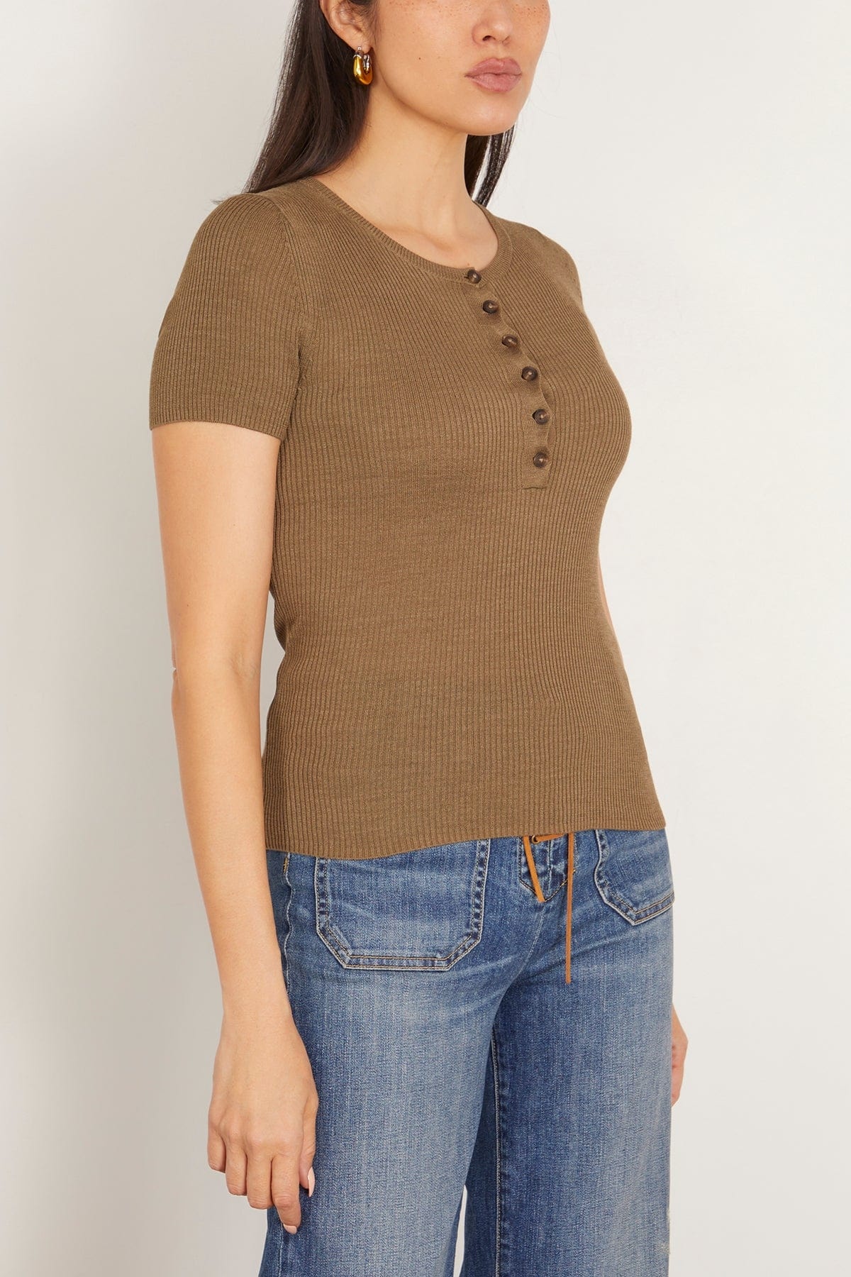Francene Sweater in Military Green - 3