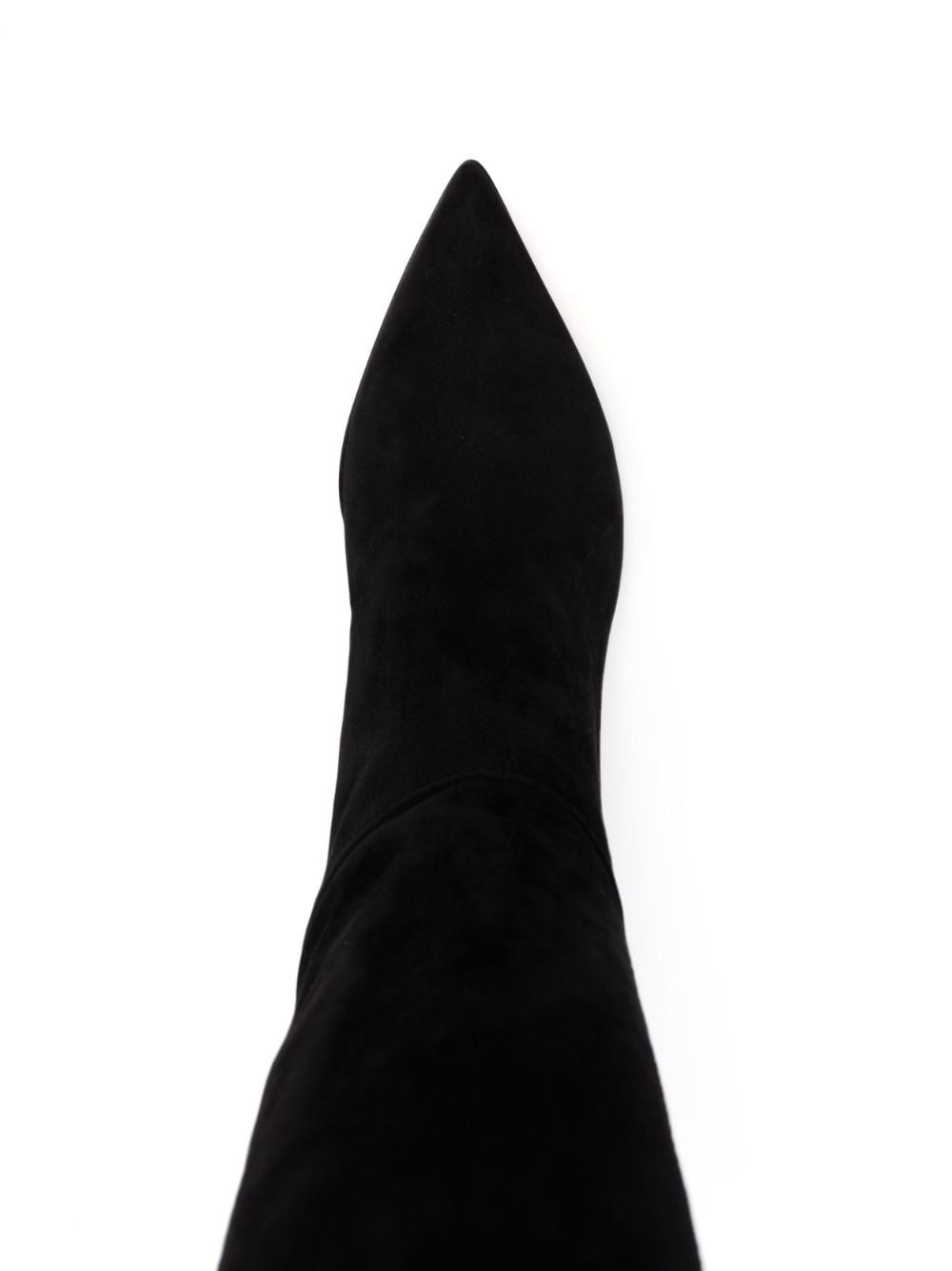 knee-high suede boots - 4