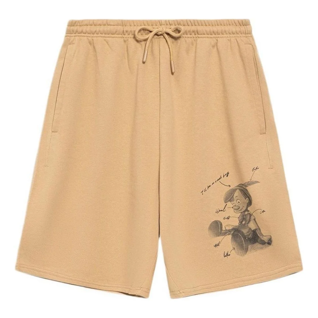 Li-Ning x Disney Pinocchio Graphic Shorts 'Brown' AKSS433-4 - 1