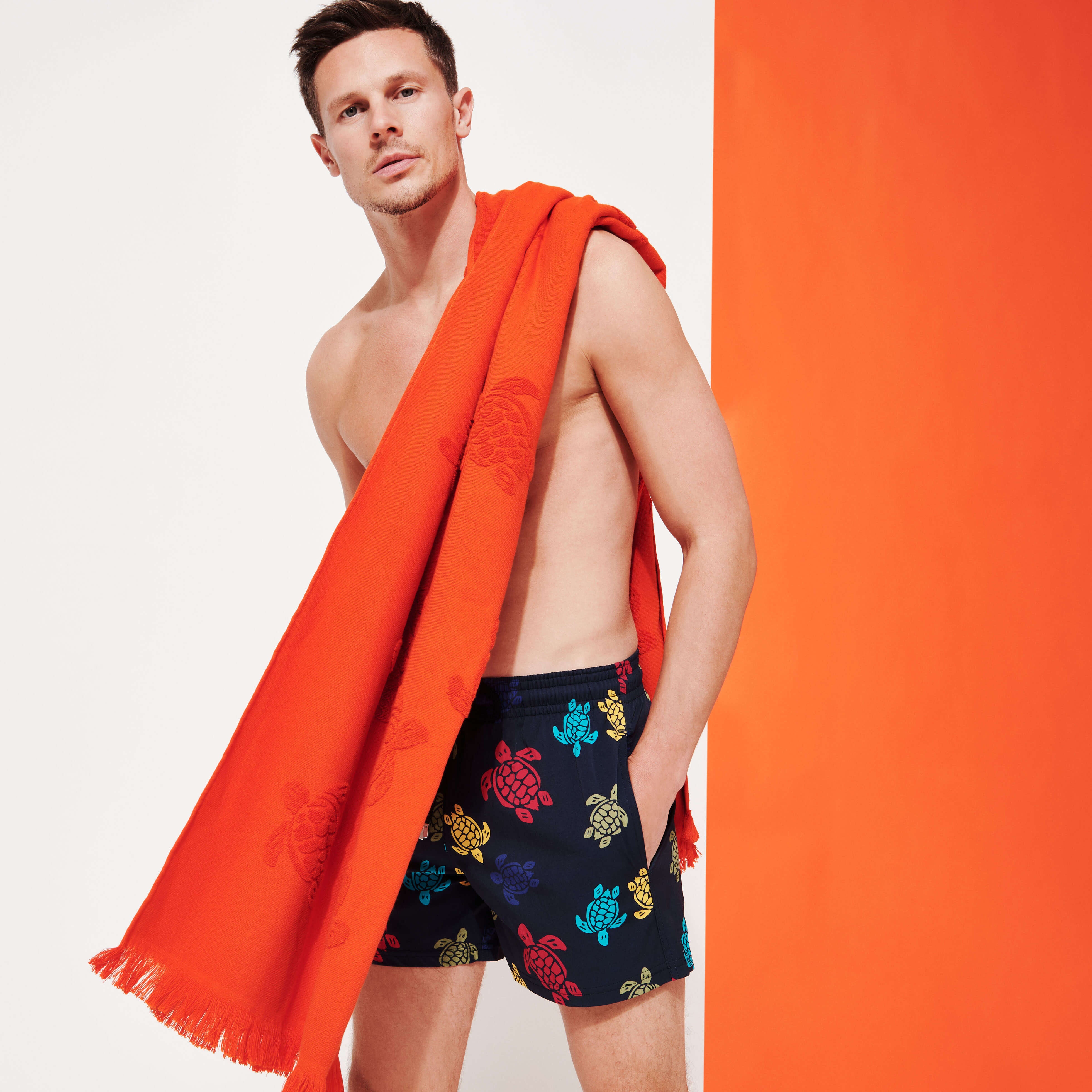 Men Stretch Swimwear Ronde Des Tortues - 6