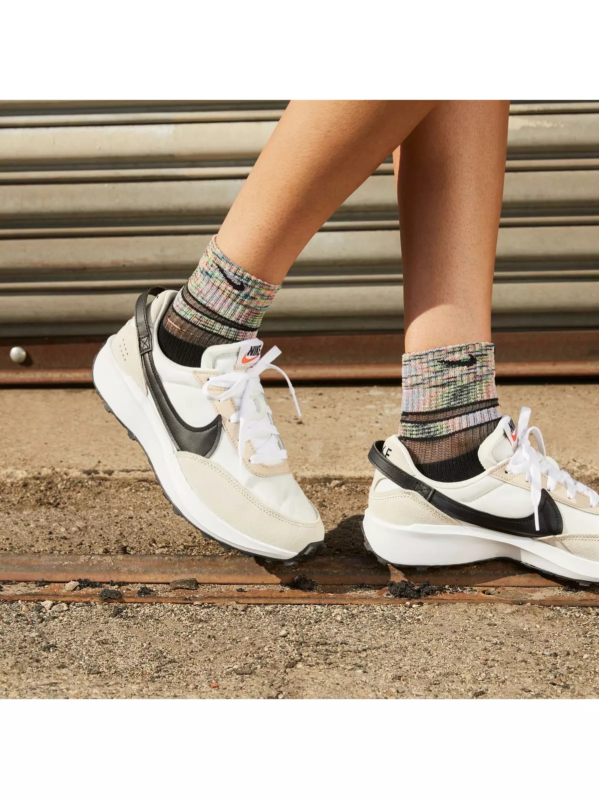Waffle Debut "Sanddrift/Black/White" Women's Shoe - 11