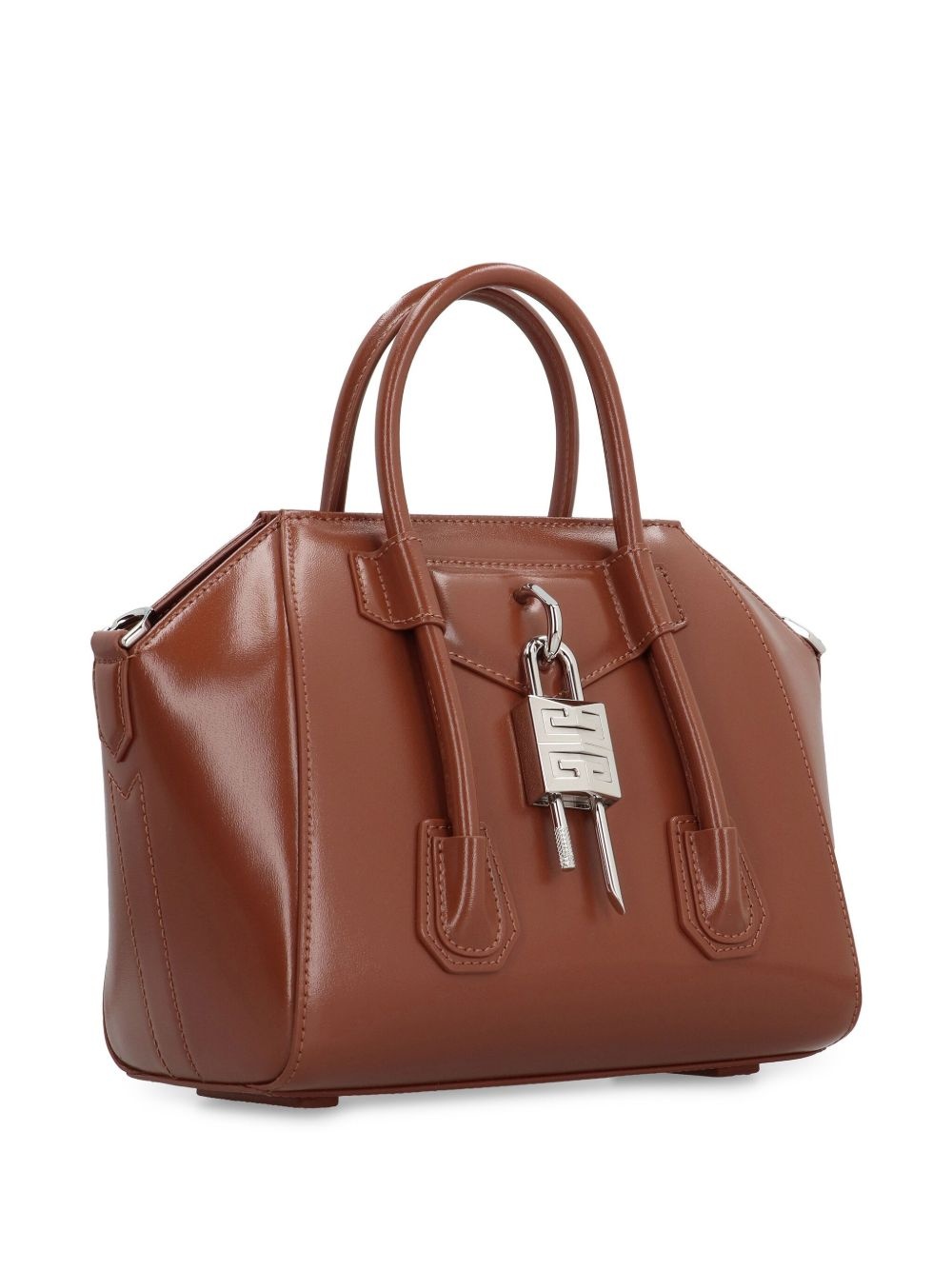 mini Antigona Lock tote bag - 3