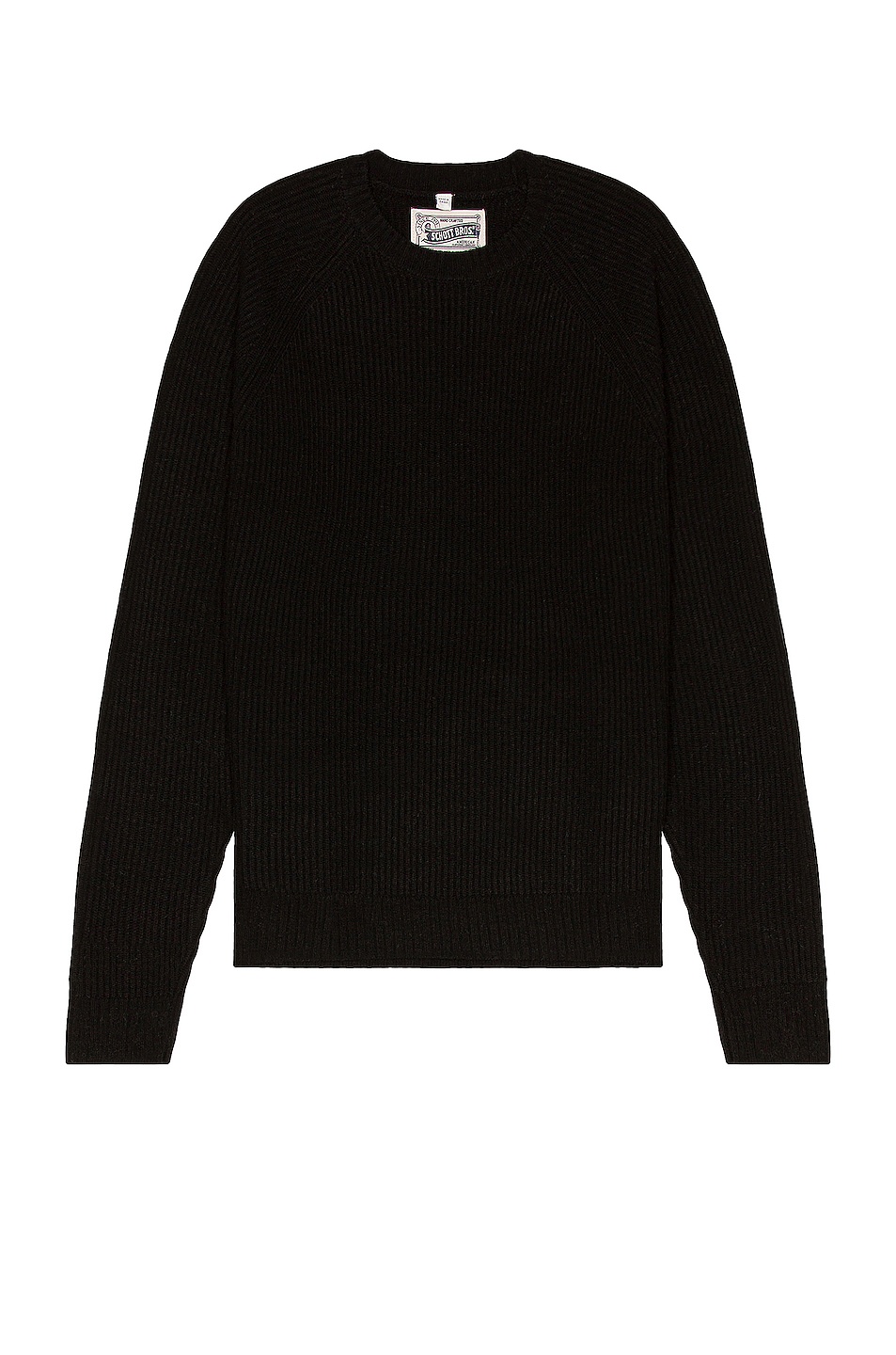 Ribbed Wool Crewneck Sweater - 1