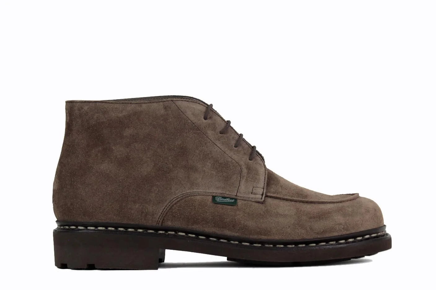 Chambord Mid Brown Velvet - Rubber Sole - 1