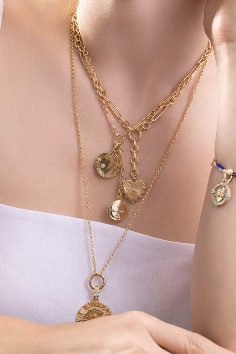 FOUNDRAE Dream Fine Mixed Clip Extension Necklace outlook