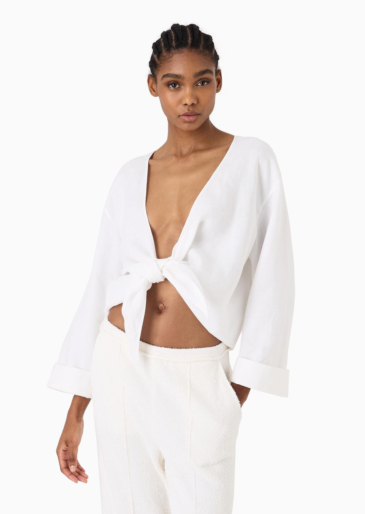 ASV hemp shirt to tie - 2